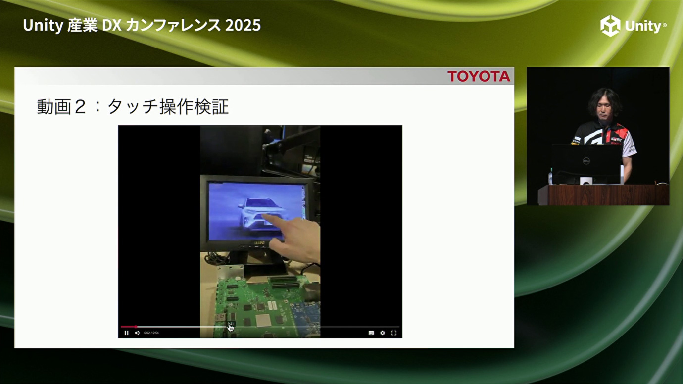 UnityをECUで動かした際の検証