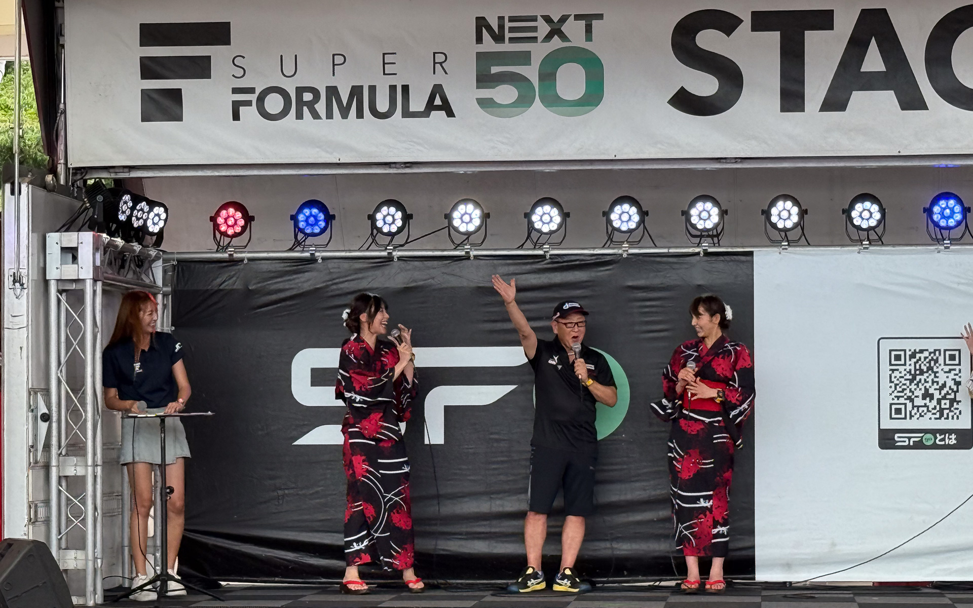 チームアンバサダーステージに新人チームアンバサダーとして登場した「モリゾウさん」。基本ノリノリ