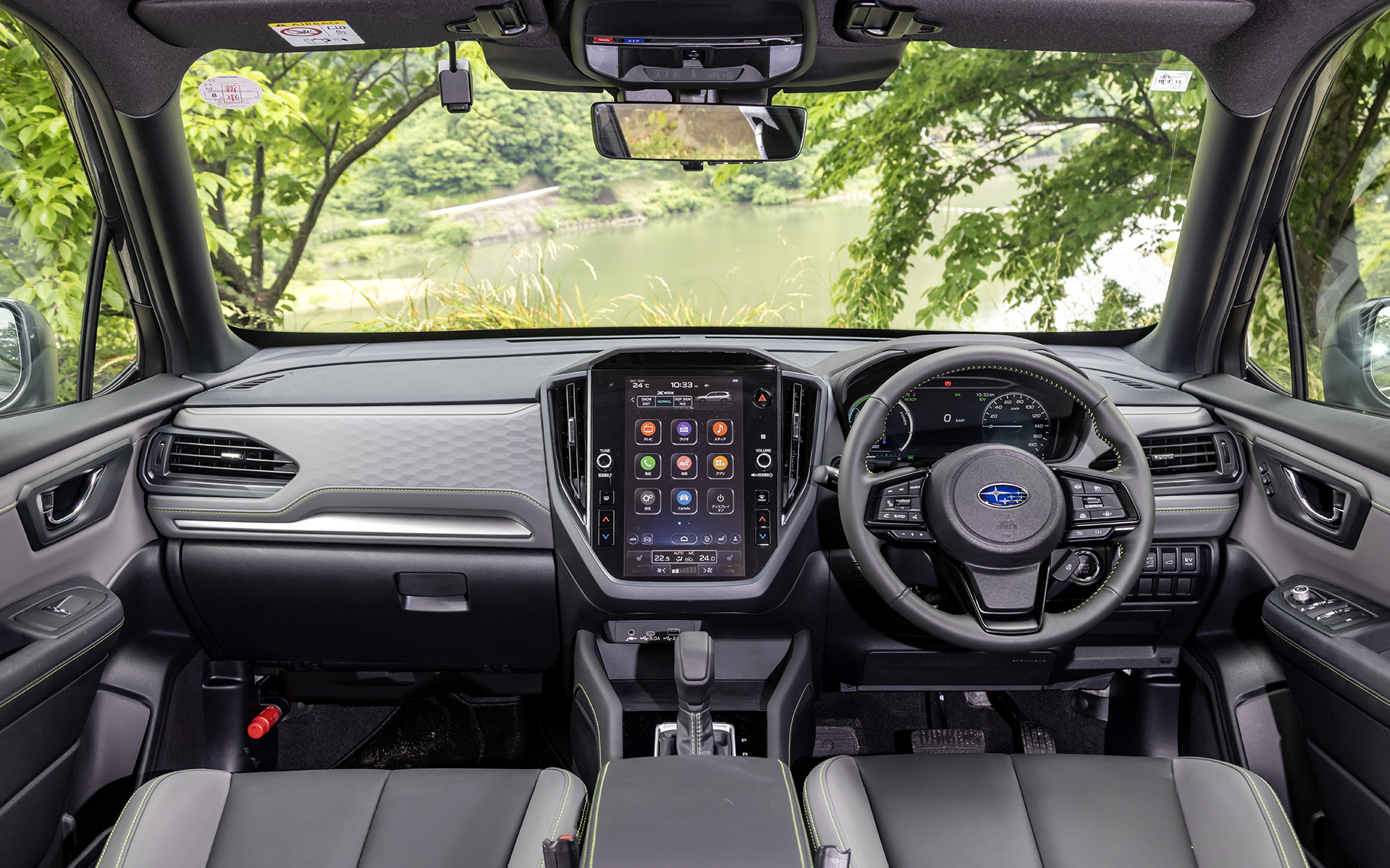 新型フォレスター X-BREAK S：HEV EXのインパネ