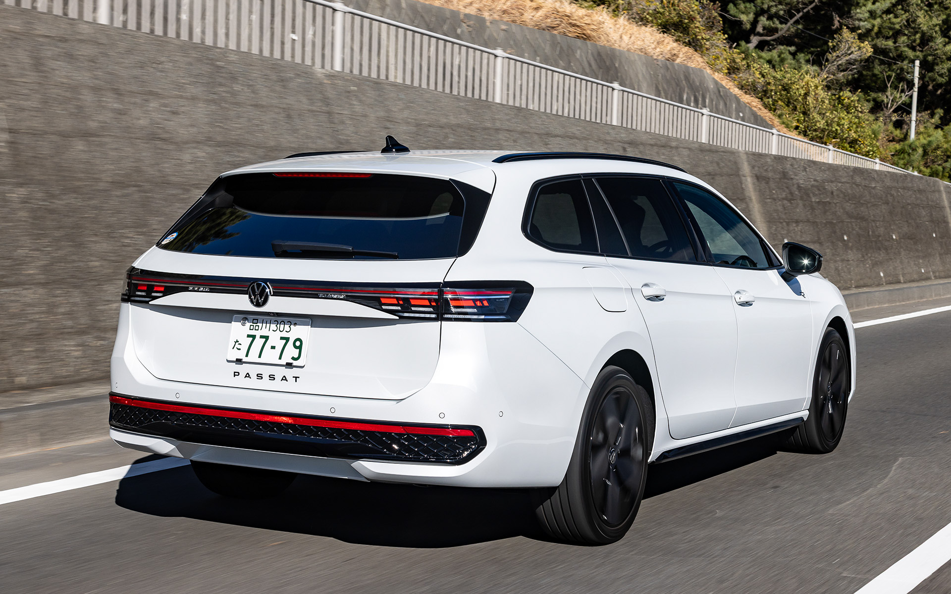 新型パサートは極めて質の高い走りを見せてくれた