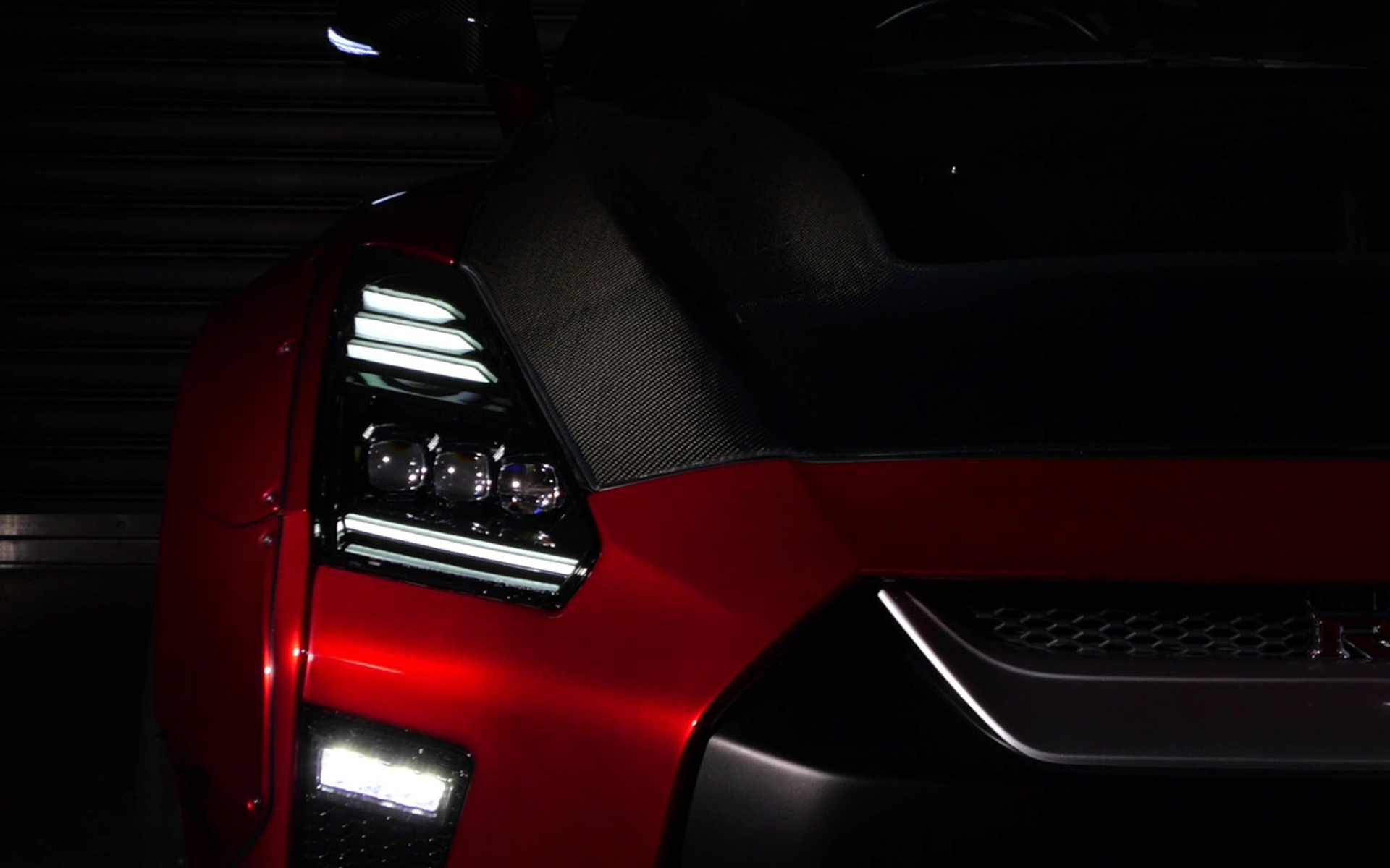 LEDプロジェクターヘッドライト装着イメージ