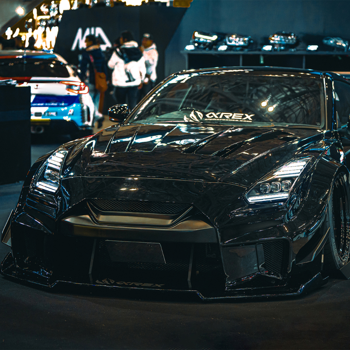 LEDプロジェクターヘッドライト装着イメージ