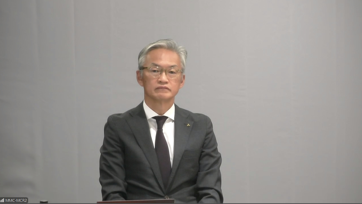 三菱自動車工業株式会社 代表執行役副社長（営業担当）中村達夫氏