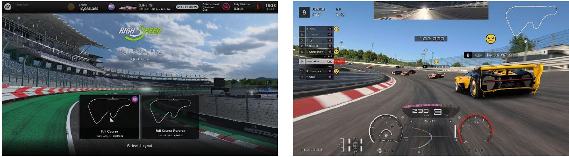 次世代レーシングAIエージェント「グランツーリスモ・ソフィー（GTソフィー）」が、新たに「ハイスピードリンク」のコースに対応。対応コース内の「クイックレース」および「カスタムレース」より、GTソフィーとのレースを楽しめる