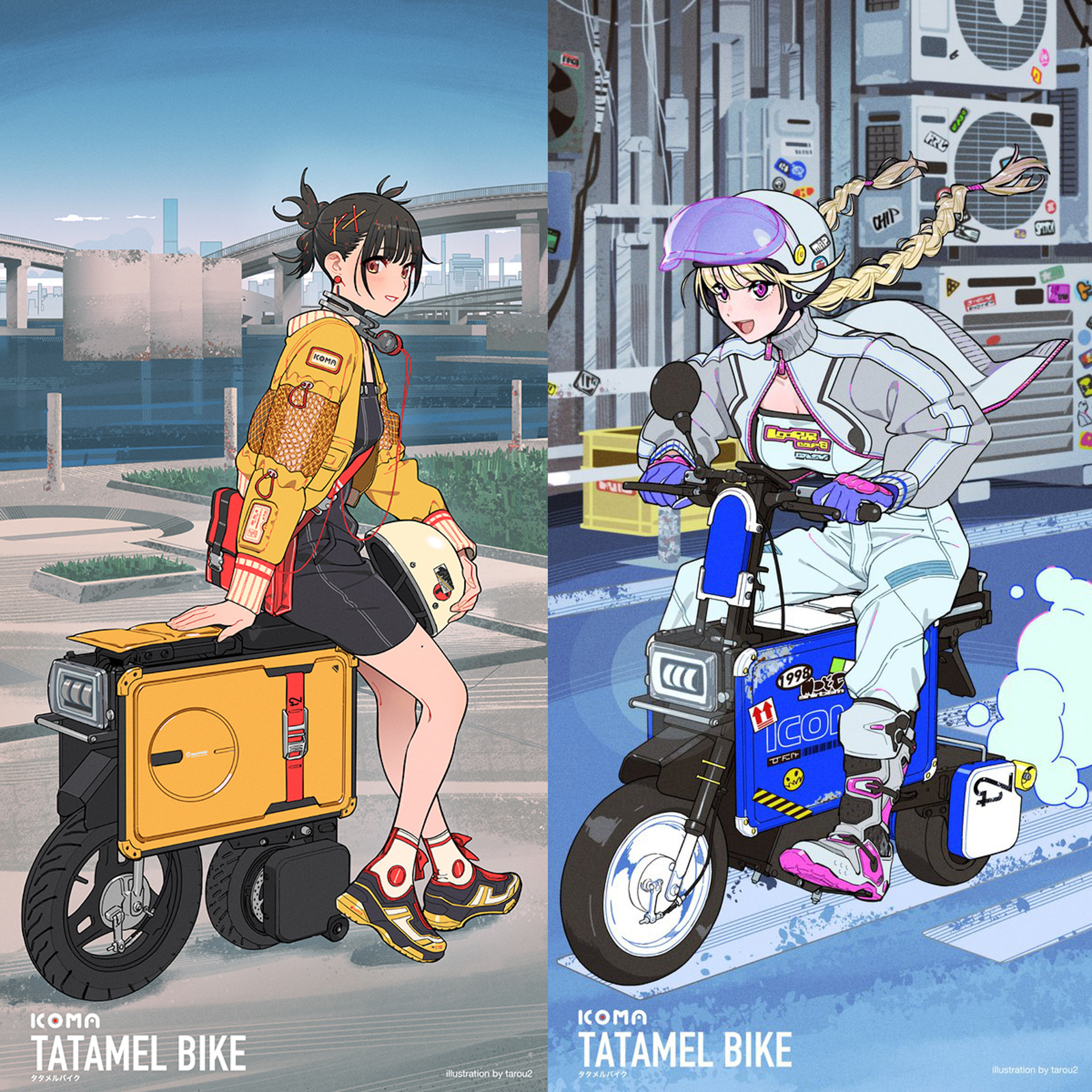 コラボアーティスト : tarou2氏のアートワーク