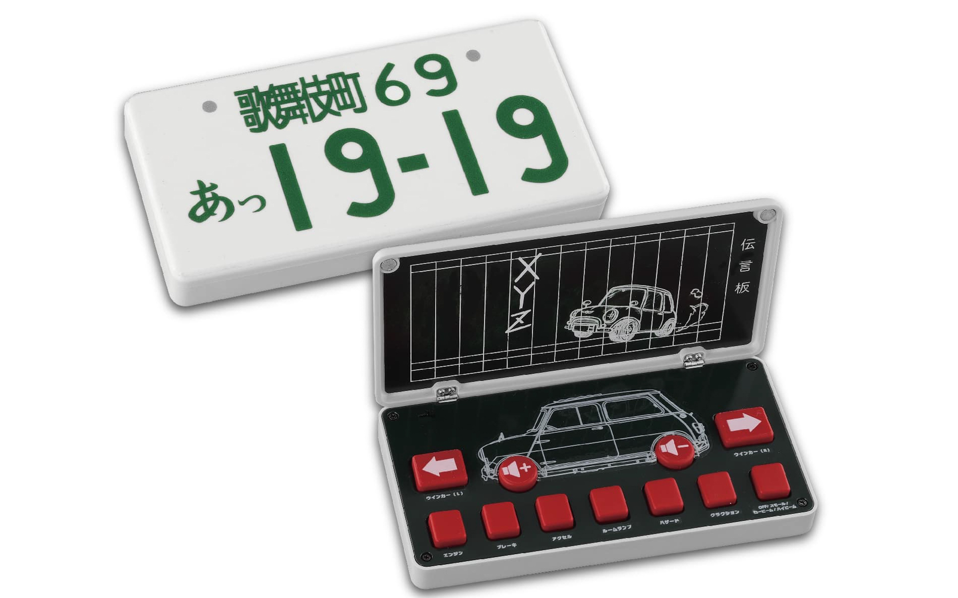 各面にシティーハンターの世界を感じる意匠をあしらったオリジナルリモコン