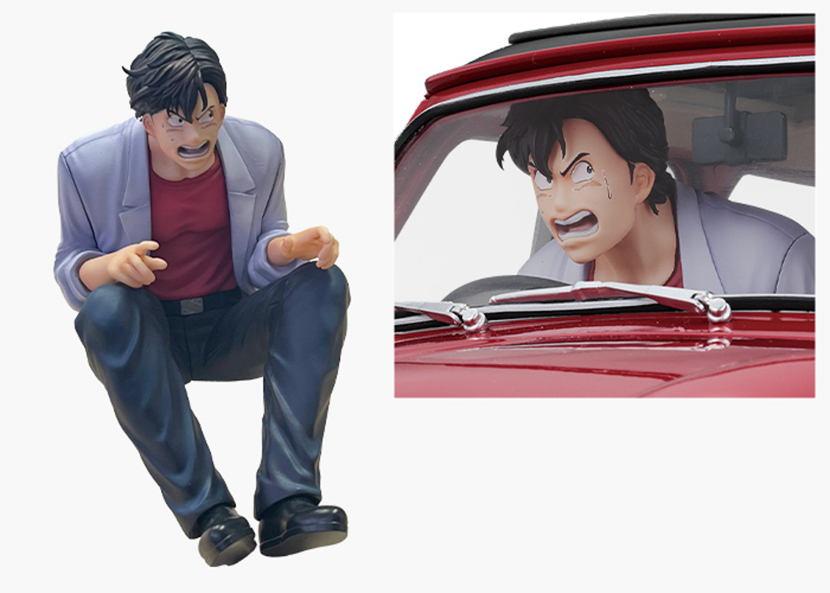 第100号と一緒に届く「冴羽獠車内用フィギュア」