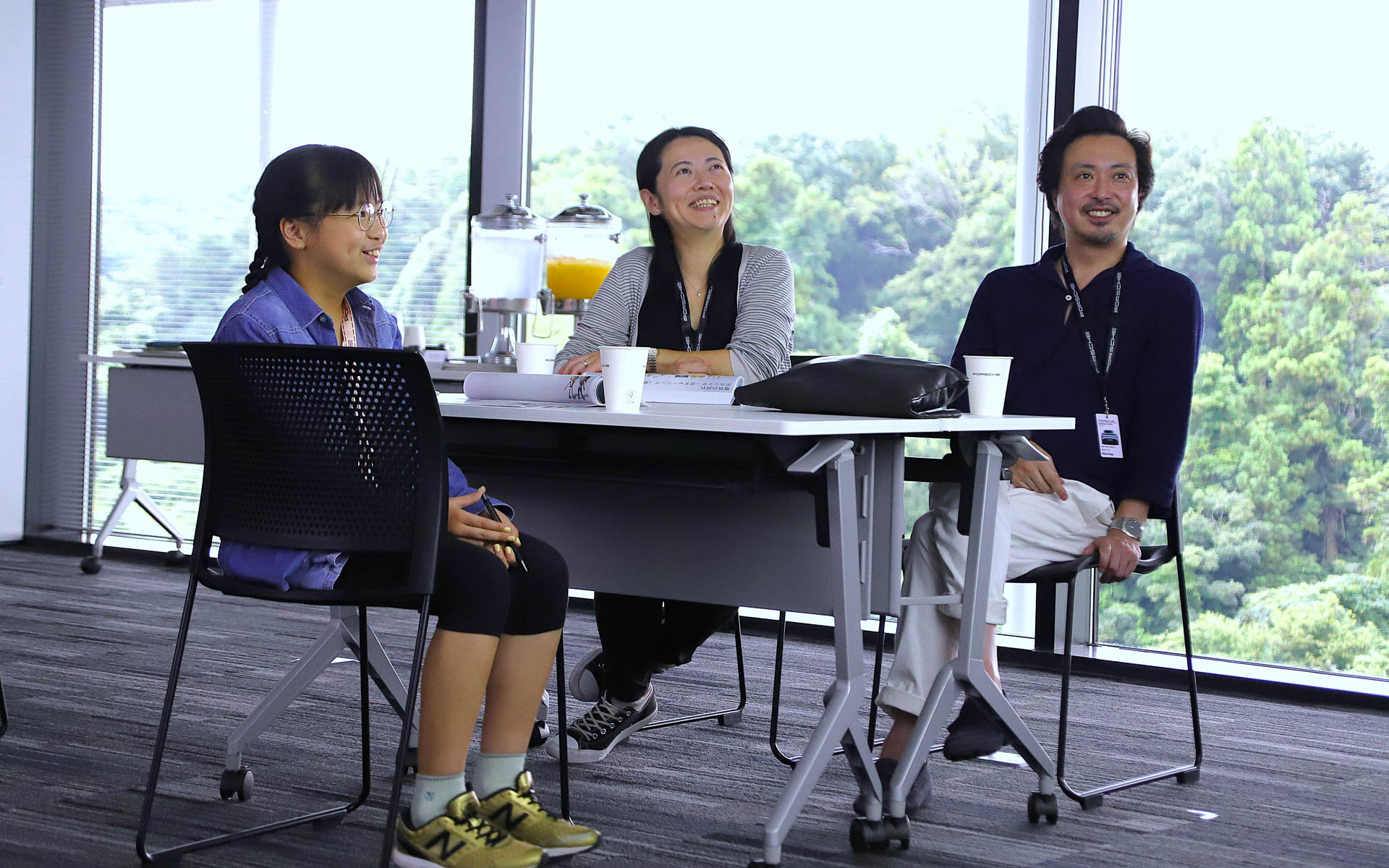 Porsche Kids Tech Class　座学の様子