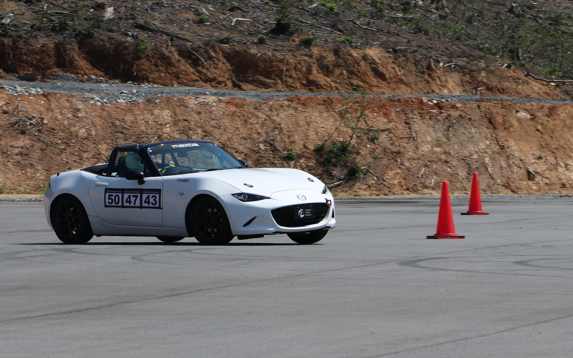 チャレンジプログラム3期生が“マツ耐”参戦に向けてジムカーナ エクスペリエンスに参加していた