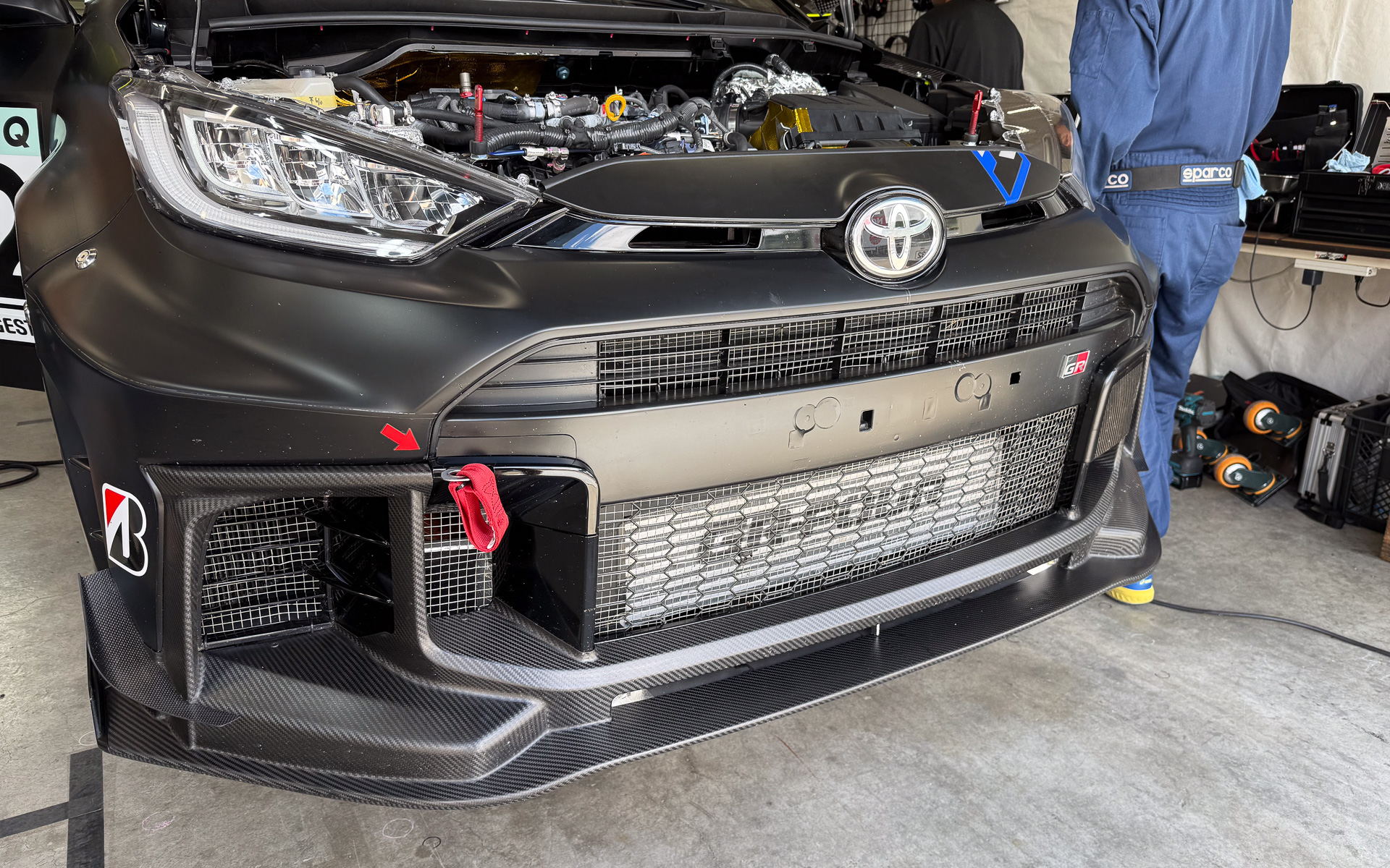 ニュルブルクリンク24時間レース仕様はフロントバンパーまわりも変化している