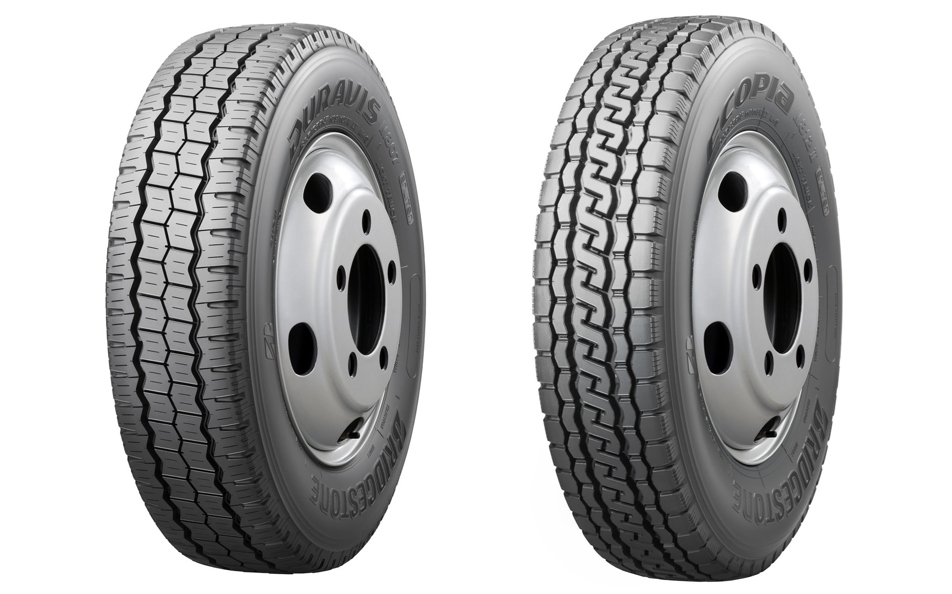 ブリヂストンのトラック・バス用オールシーズンタイヤの新製品「デュラビス M807」「エコピア M812II」9月発売