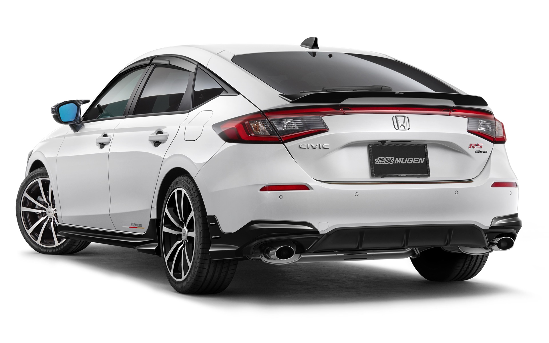 シビック「カーボンドアミラー」装着イメージ