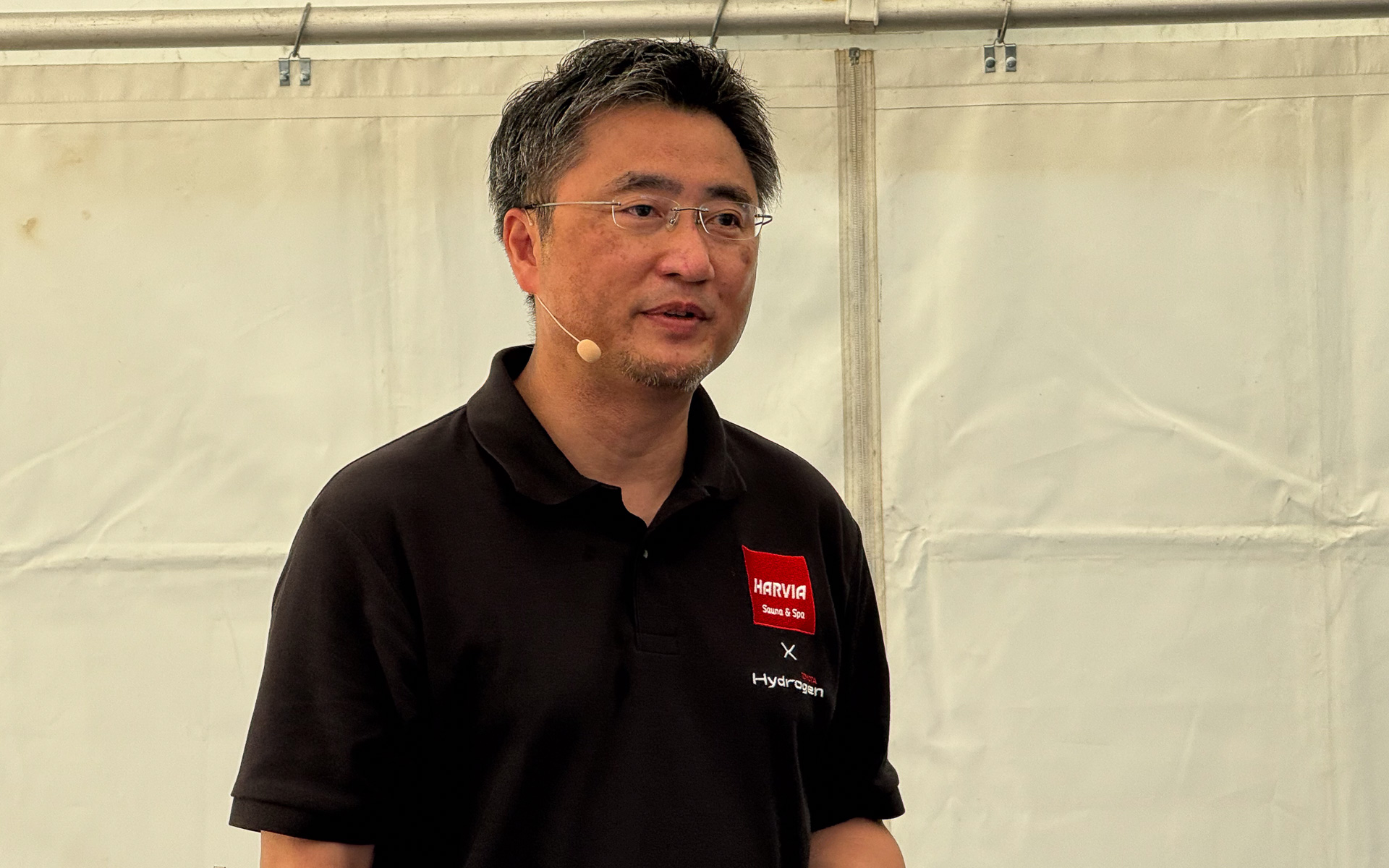 ハルビアとの取り組みについて語るトヨタ自動車株式会社 水素ファクトリー 山形光正プレジデント