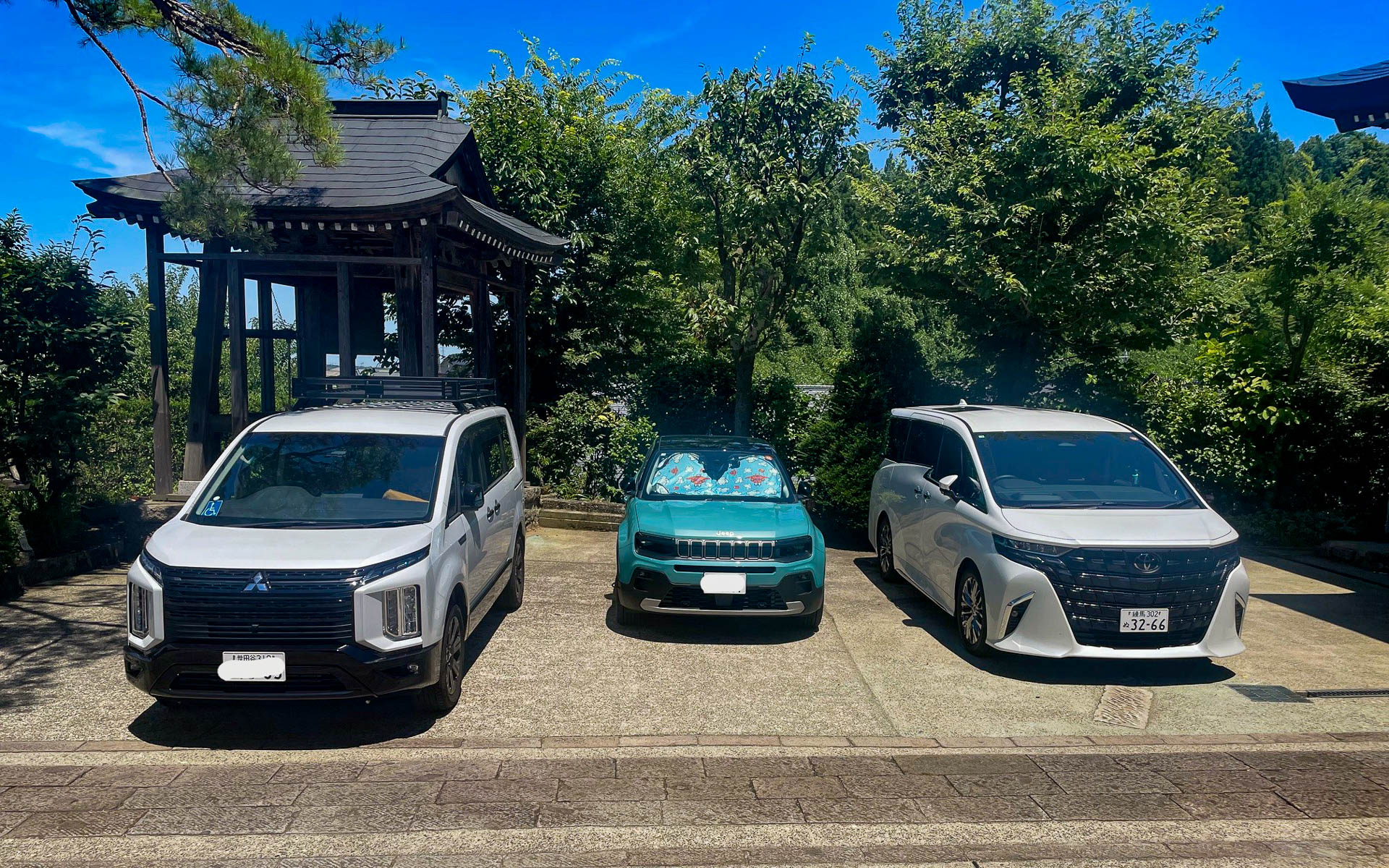 新潟の長岡へのロングドライブ。ディーゼルとBEVとPHEVと、パワートレーンの異なる3台のクルマがそろった