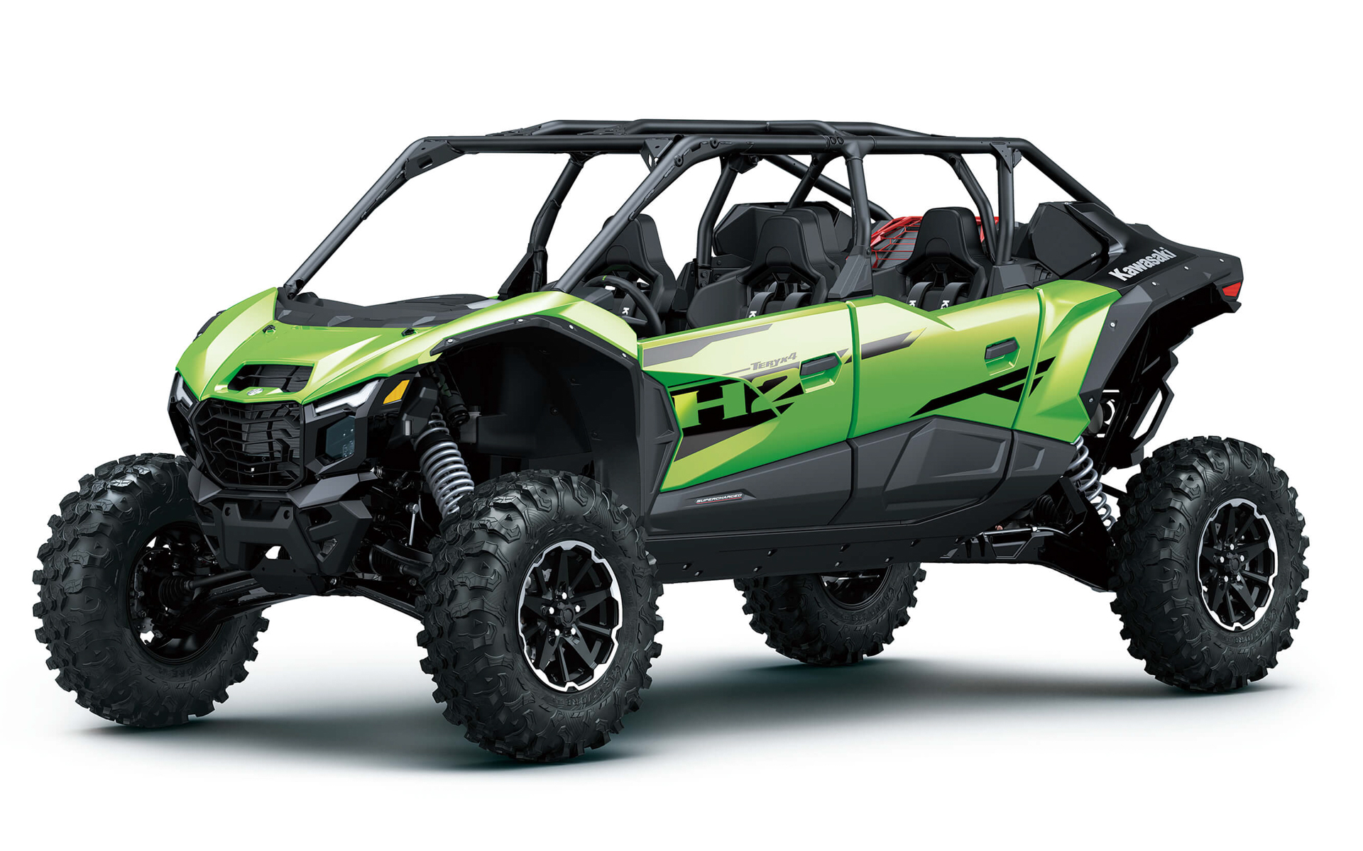 TERYX4 H2は、4人乗りで屋根などがないエントリーモデル