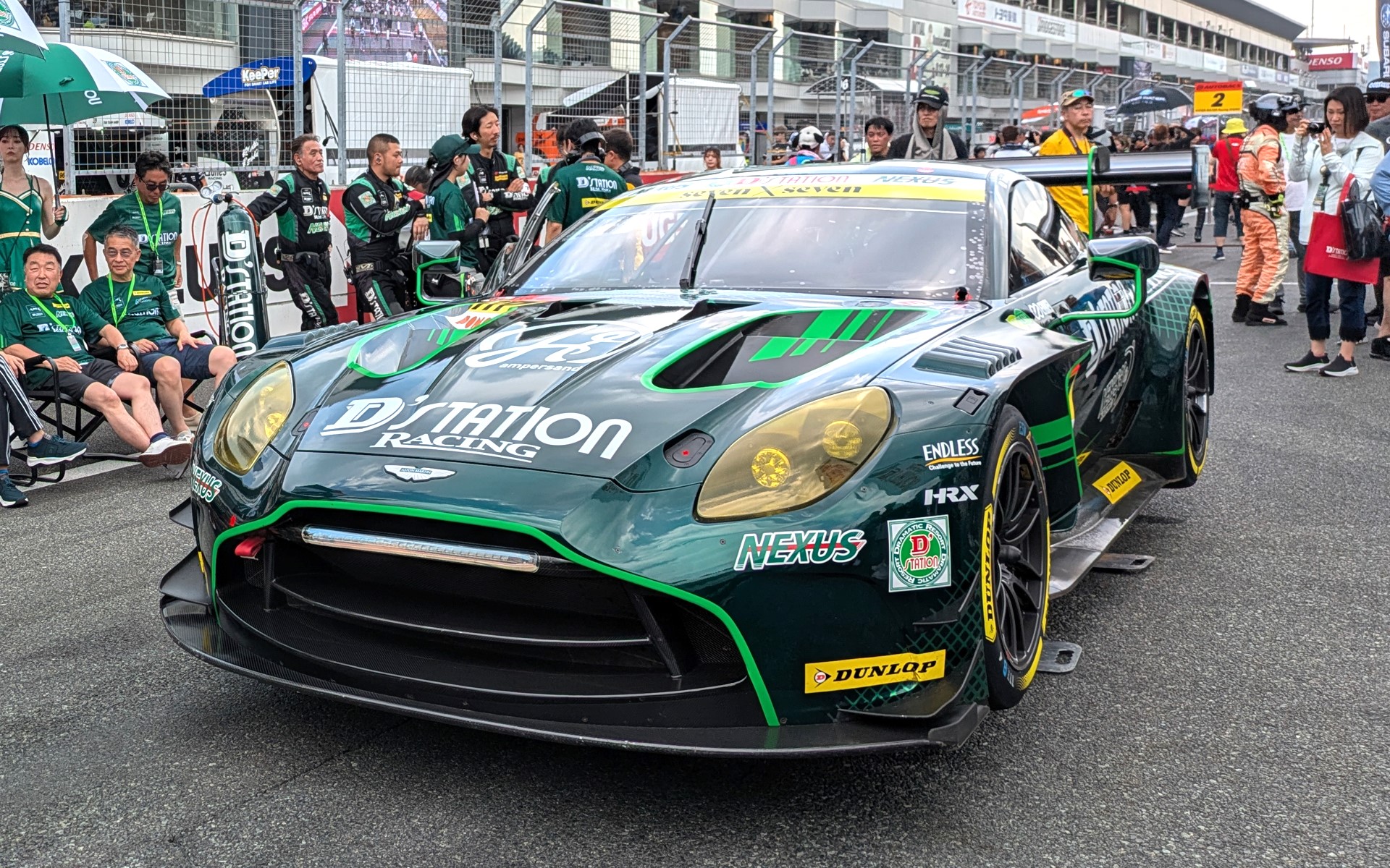 SUPER GTのGT300クラスに参戦する「777号車 D'station Vantage GT3」