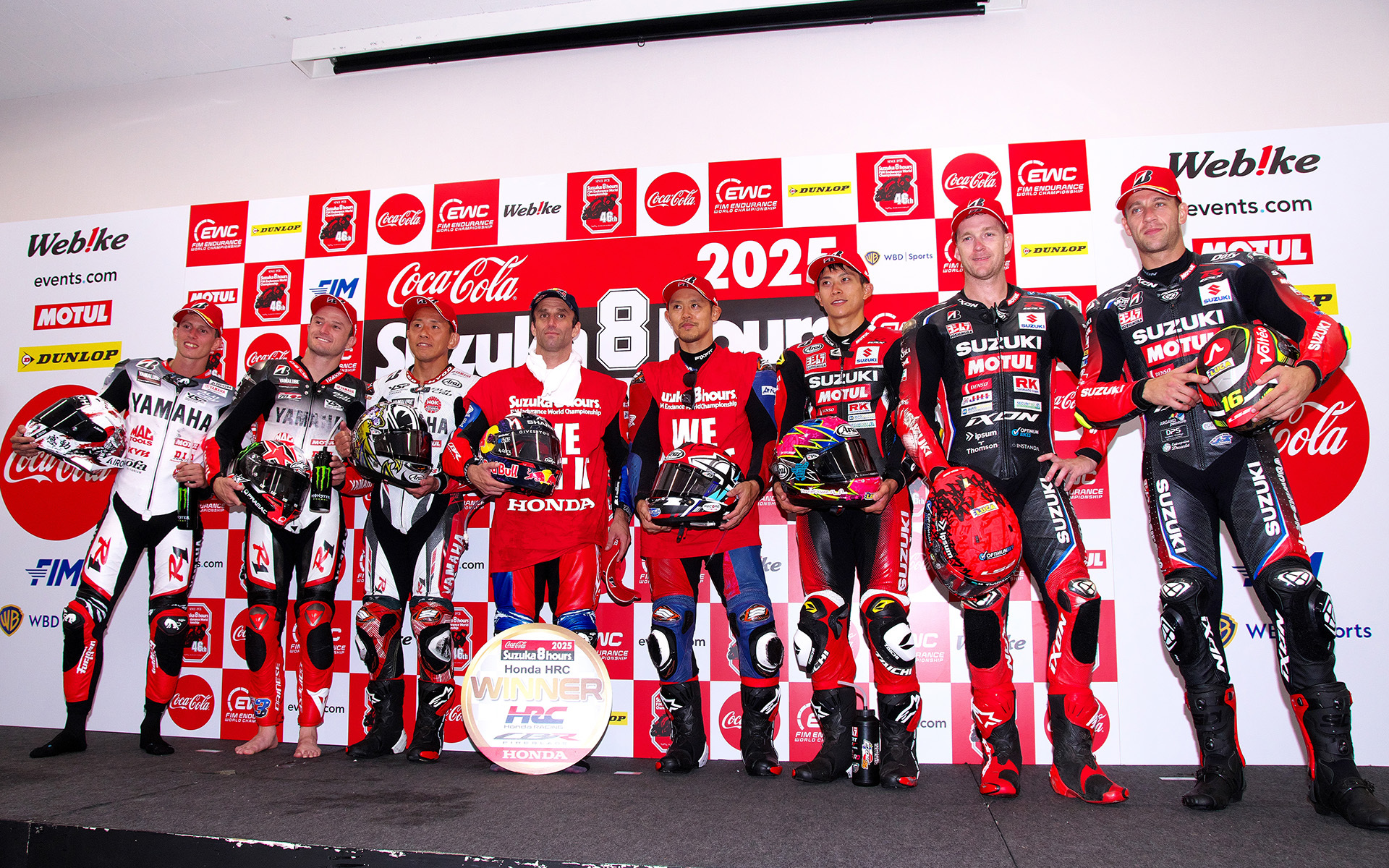 鈴鹿8耐トップ3記者会見