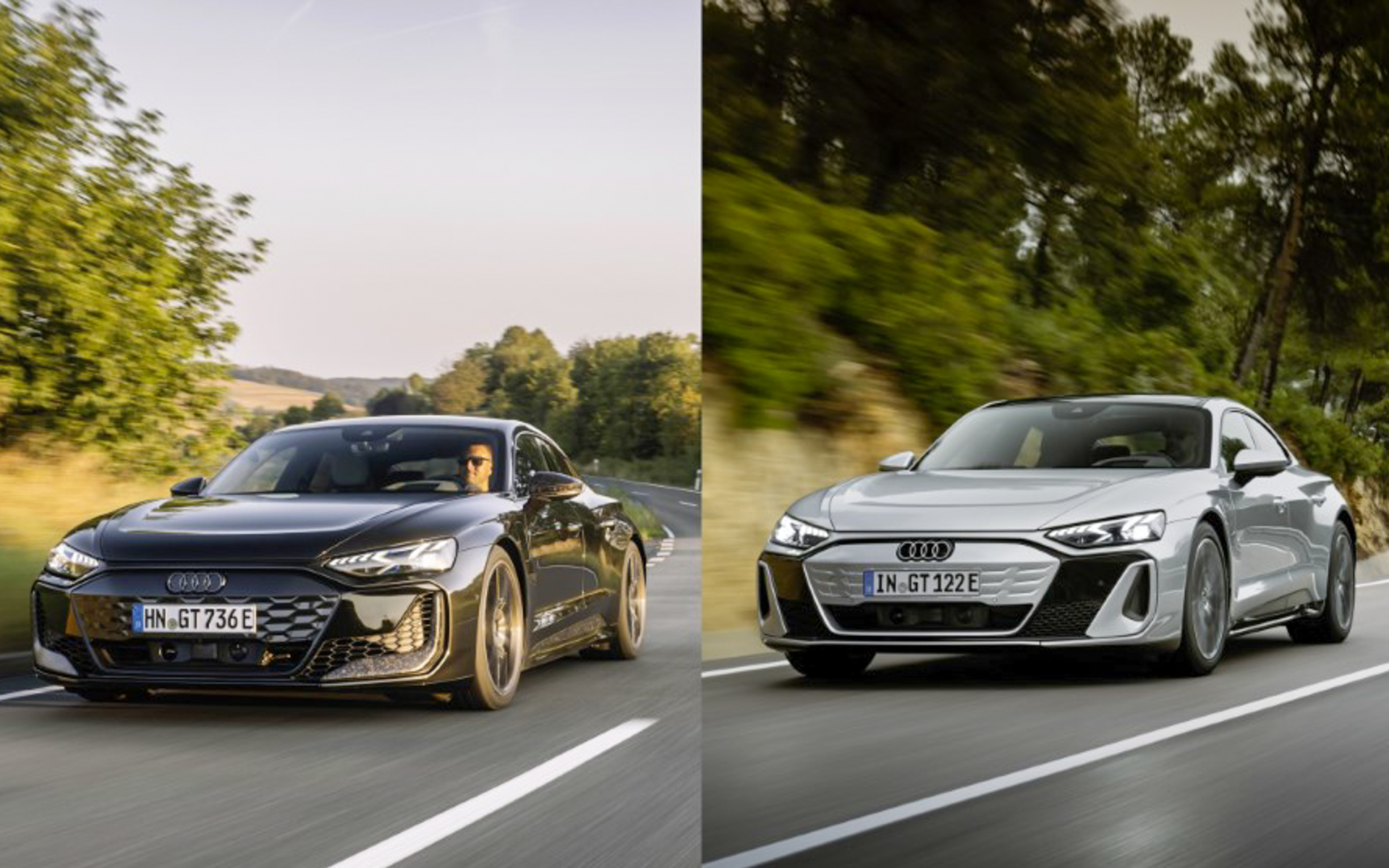 アウディの最新e-tron GTシリーズが先行展示される