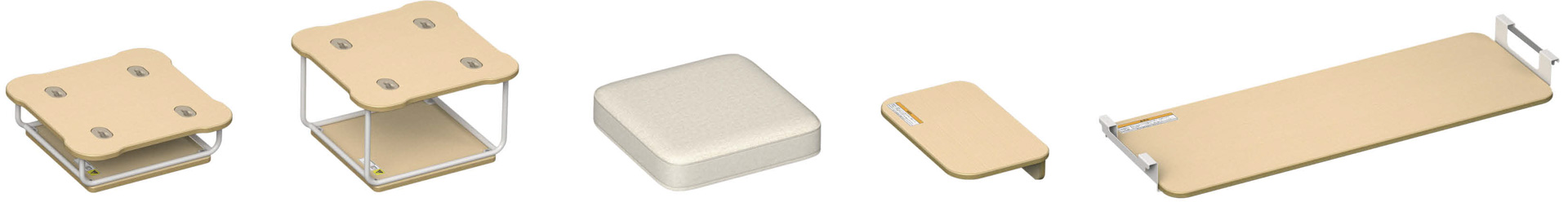 単品購入可能な「家具モジュール」を5種用意