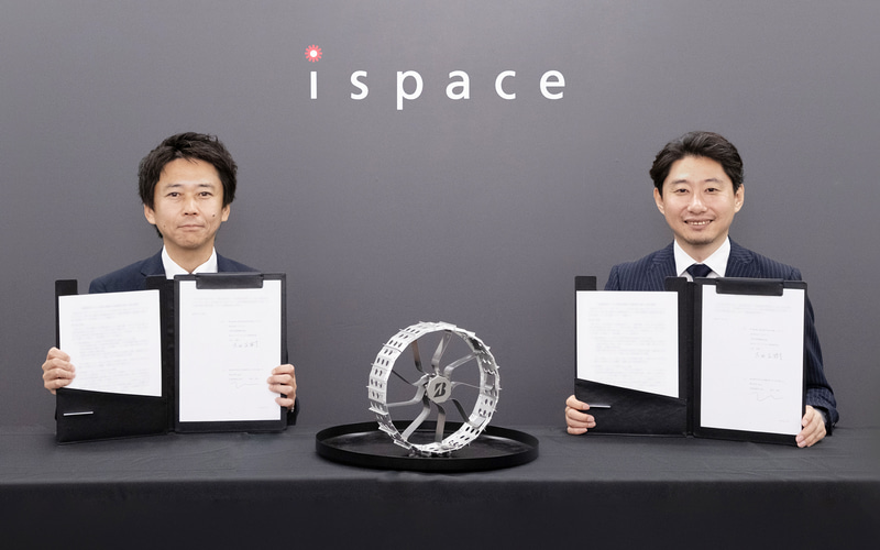 小面(田中 資幸 作) ブリヂストンとispace、中小型月面探査車向けタイヤの実用化に