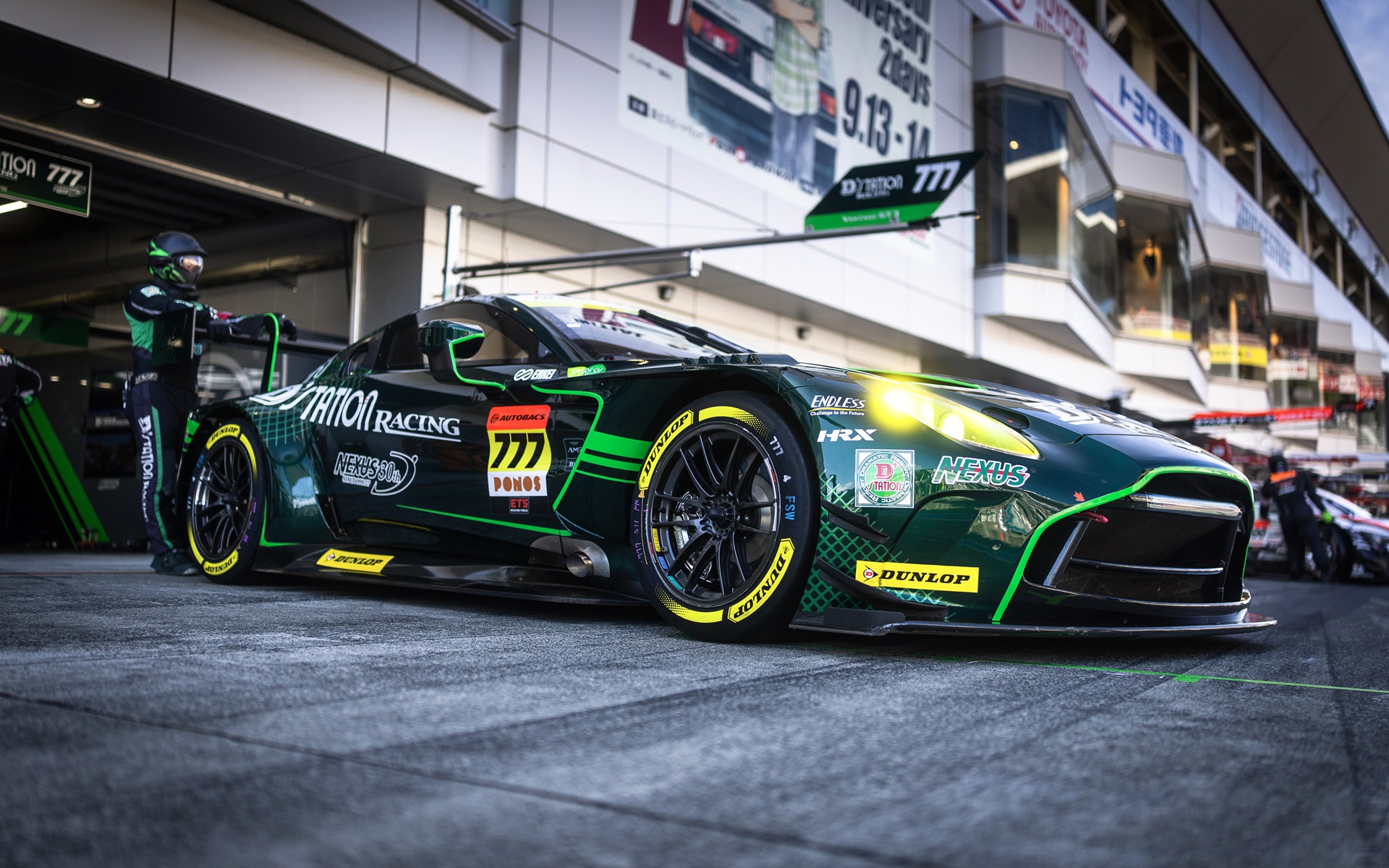 SUPER GT第4戦富士GT300のレース1、レース2を共に制した「777号車 D'station Vantage GT3」