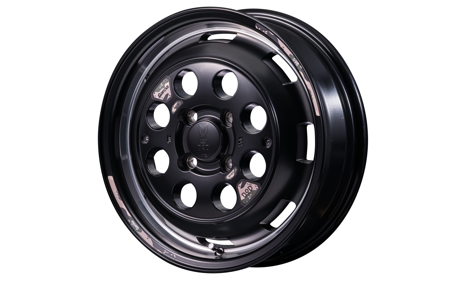 ウシャリントバリ（セミグロスブラック/リムヴァーレイポリッシュ）4穴タイプ