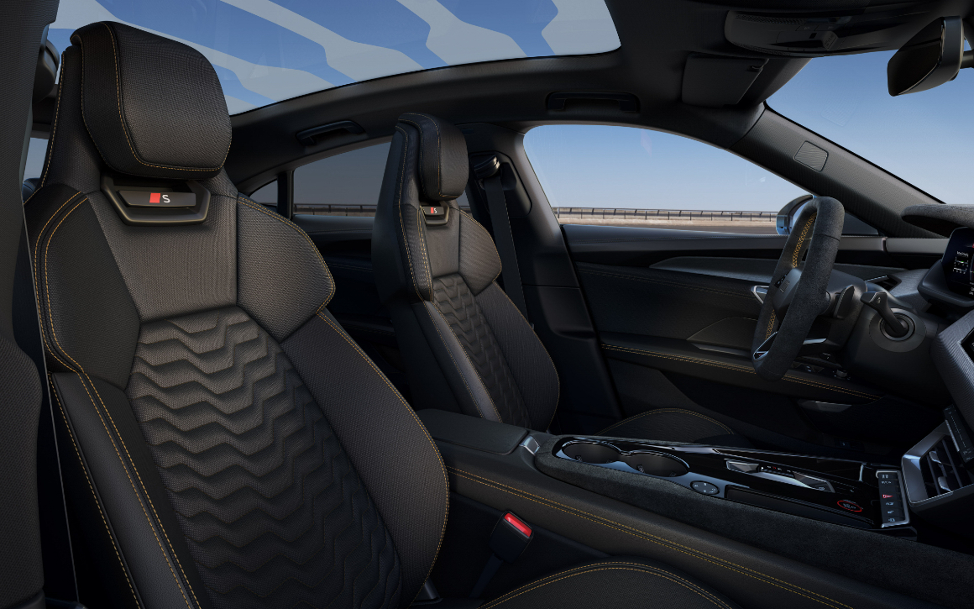 S e-tron GTのインテリア