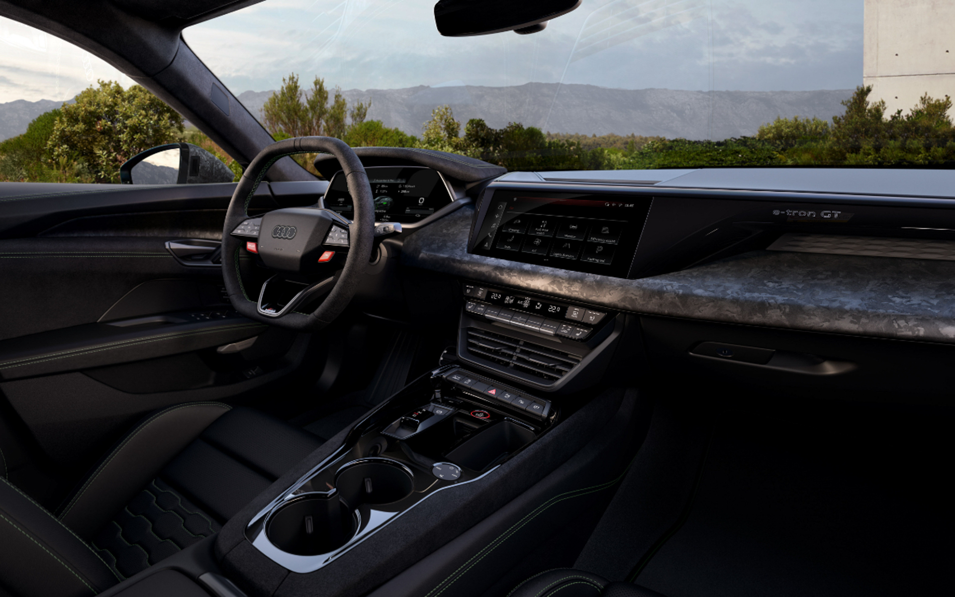 RS e-tron GTのインテリア