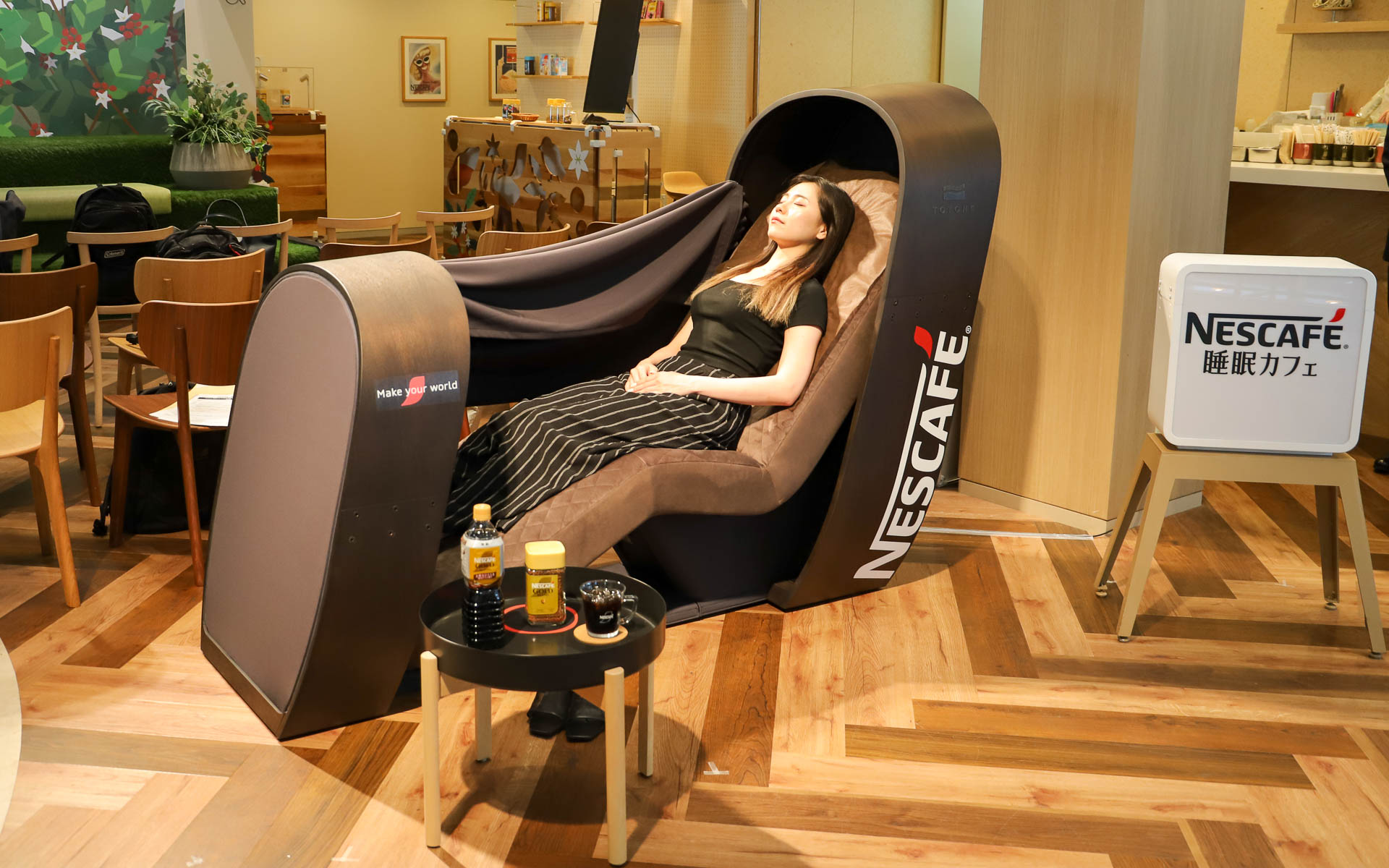 「ネスカフェ 睡眠カフェ×TOTONEでコーヒーナップ」が8月19日から始まった