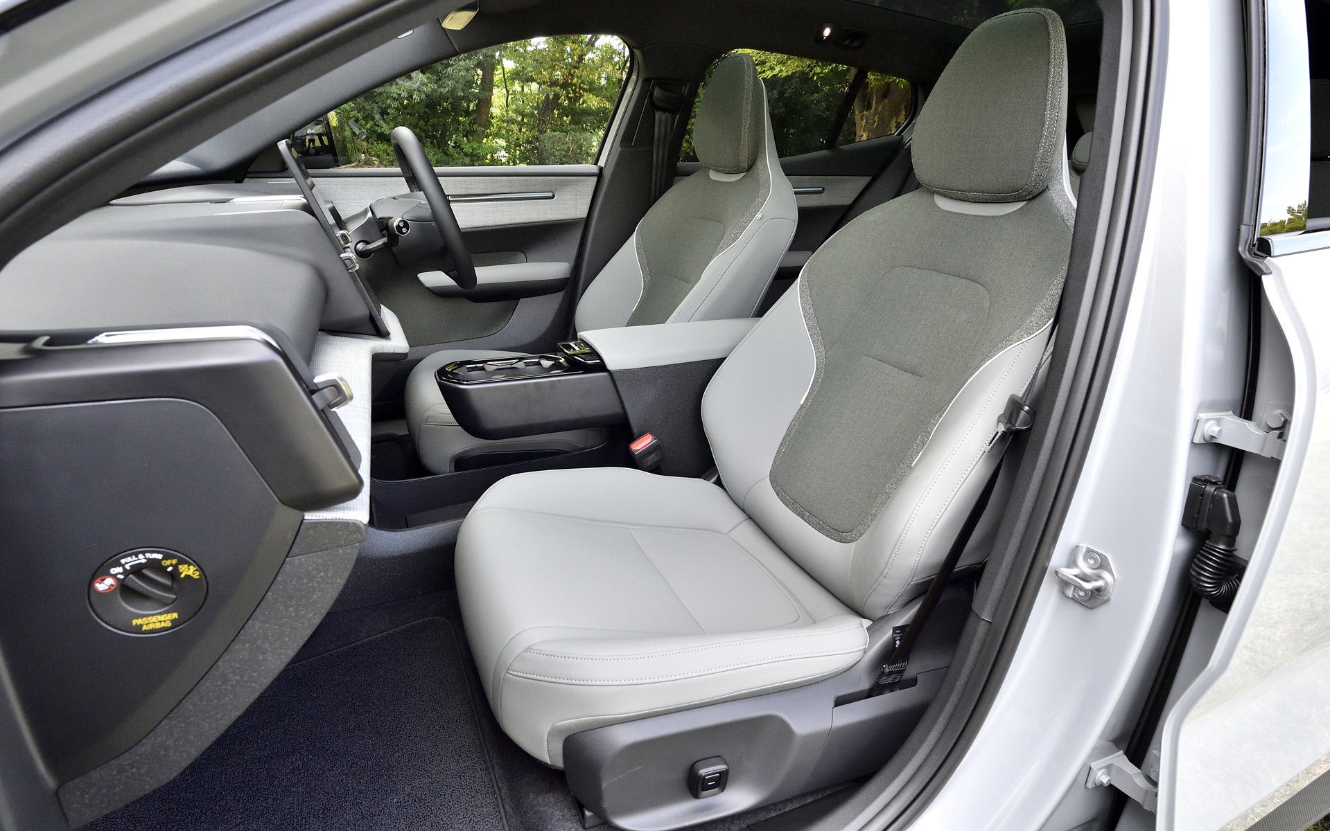 インテリアカラーは、自然素材とリサイクル材とバイオ素材を融合した「パイン」で、スカンジナビアの森の常緑樹の松やモミの葉からインスピレーションを得た色彩となっている