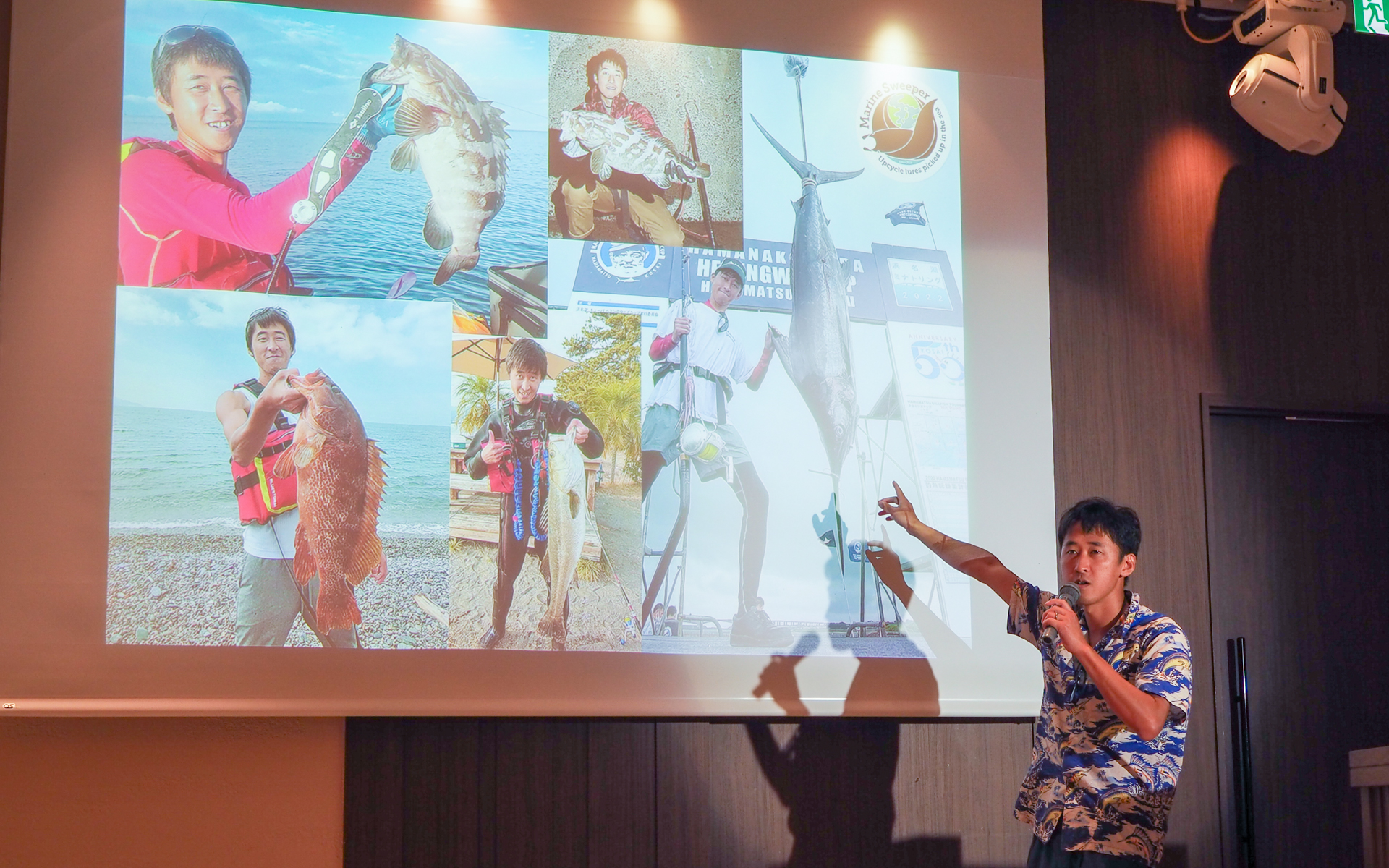 フィッシングダイバー Marine Sweeper 土井佑太氏。今まで放置され続けた海中ごみの問題や、釣りは楽しいを先行し続けて置き去りとなっている課題を解決するため、2021年にマリンスイーパーを設立。今までになかった全く新しい循環型の釣りサイクルの提唱と模索、持続可能な釣り産業を目指し、静岡県を拠点に全国の海中清掃事業を手掛けている