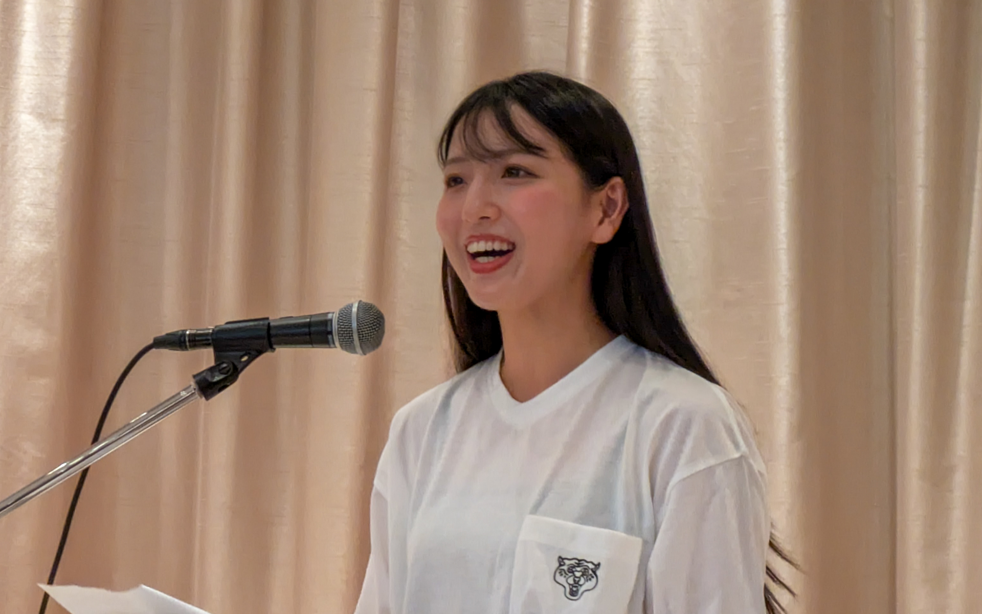 イベントMCは、2023年からModuloスマイルとしてSUPER GT GT500クラスに参戦するModulo Nakajima Racingの一員となりチームをサポートしているModuloスマイルの池永百合さんが務めた