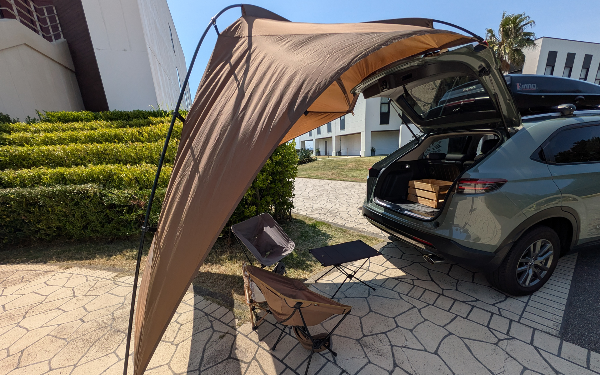 VEZEL e:HEV HuNT パッケージアウトドア仕様体験車