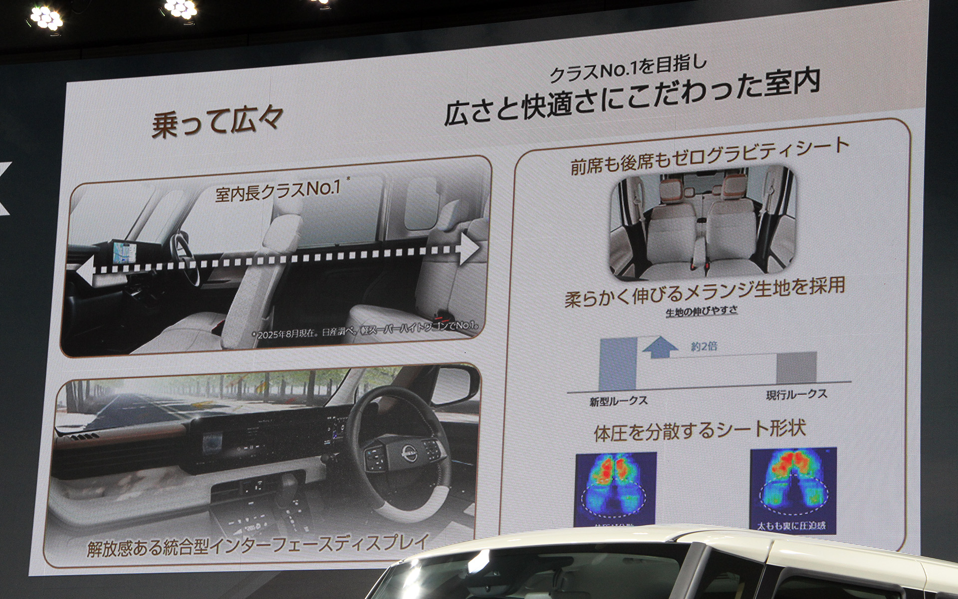 広さと快適さにこだわった室内