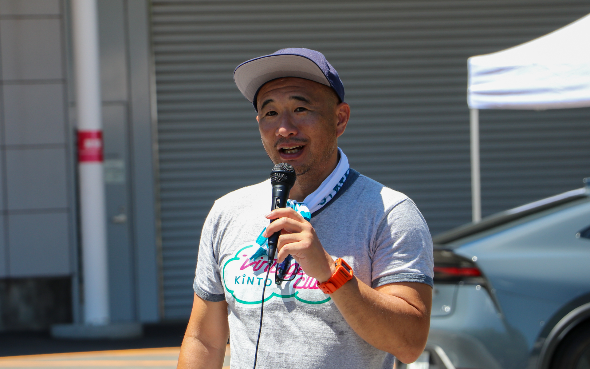 KINTO総合企画部 布川康之部長。「個人的には今後もっとセリカシリーズをやりたい」と語っていた