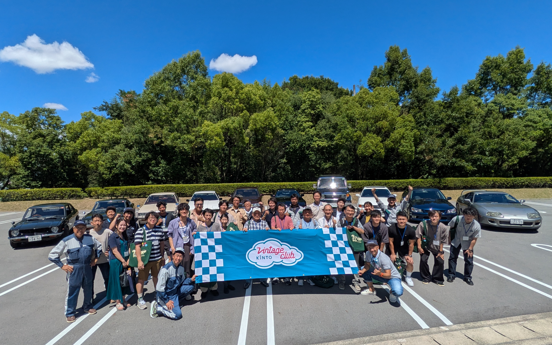 愛知県にあるトヨタ博物館で旧車コミュニティ「Vintage Club by KINTO」のファンミーティングが初開催された