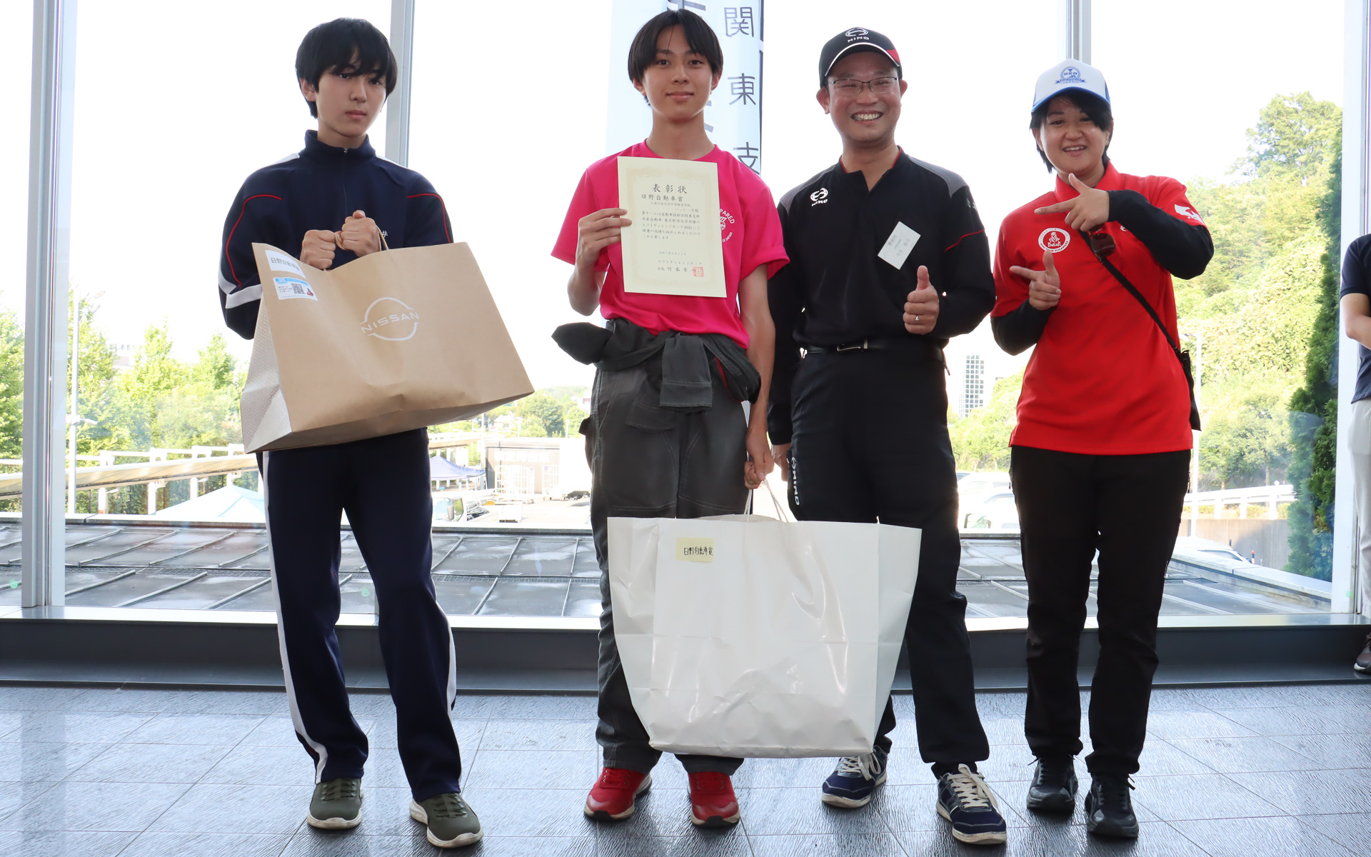 日野自動車賞を獲得した「土浦日本大学中等教育学校 プロジェクトP」