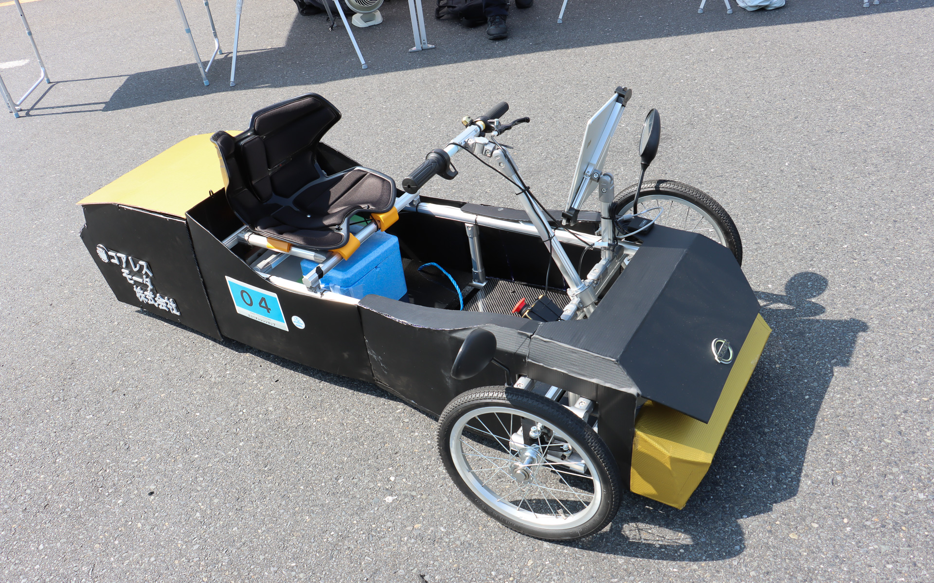 R36 GTRのボディサイズは1700×840×380mm（全長×全幅×全高）