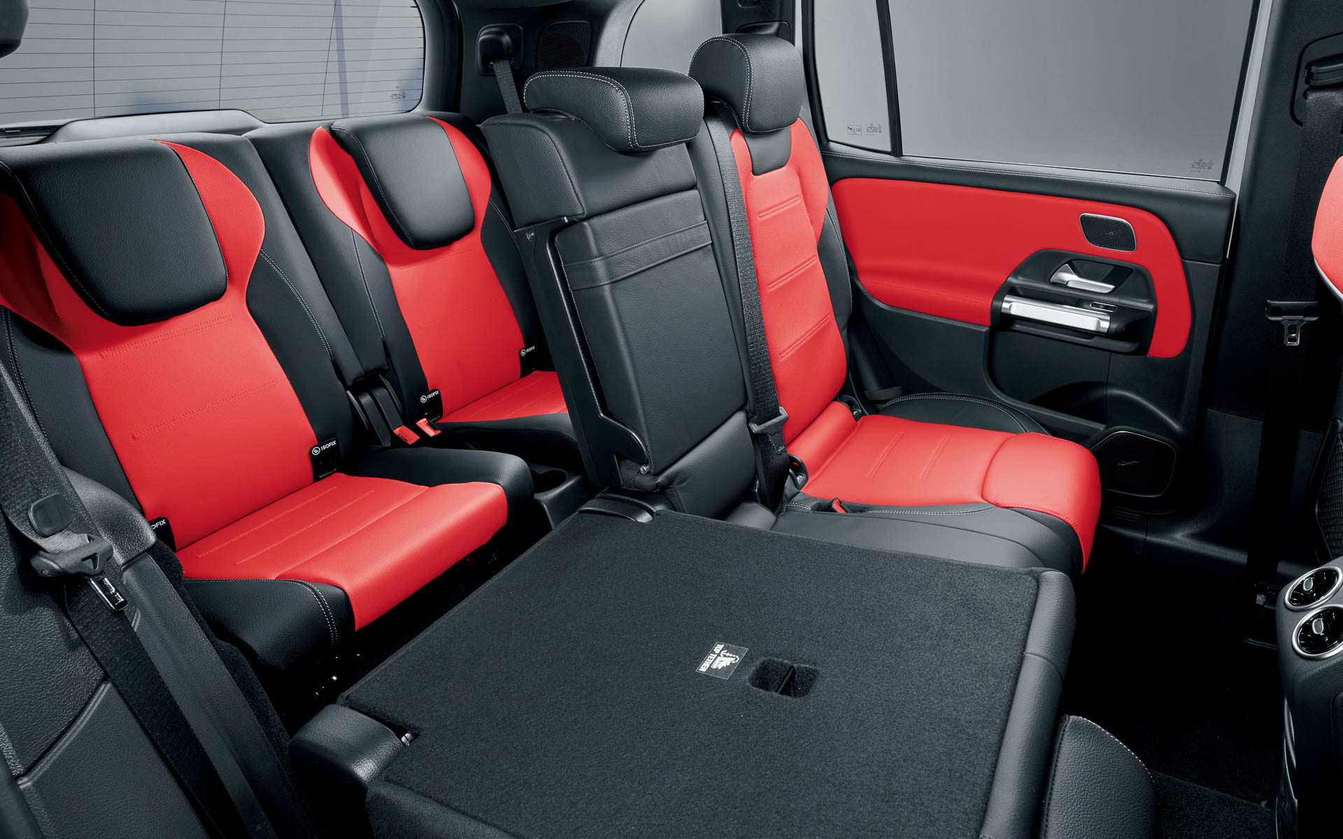 レッドペッパー/ブラック本革シート