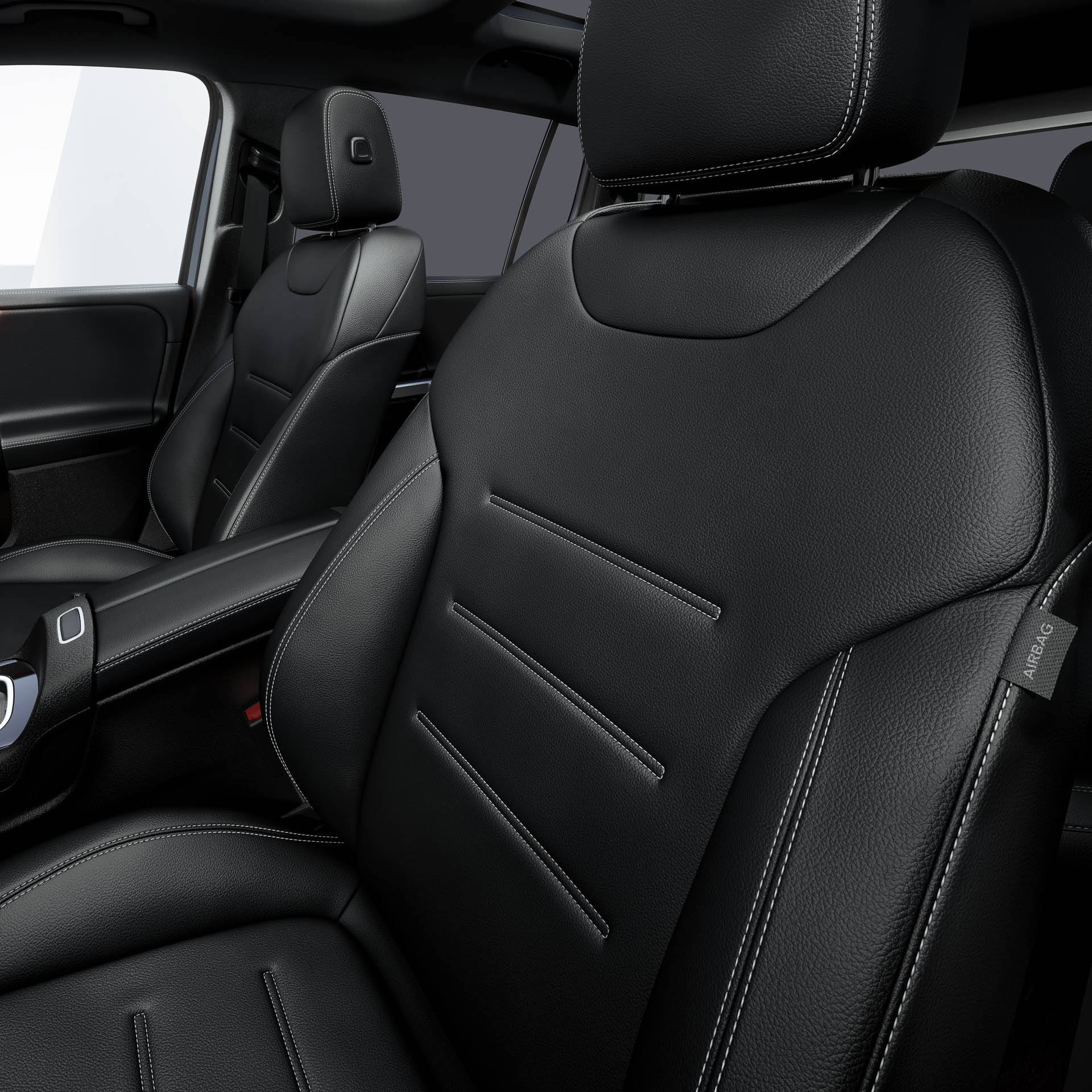 ブラック本革シート