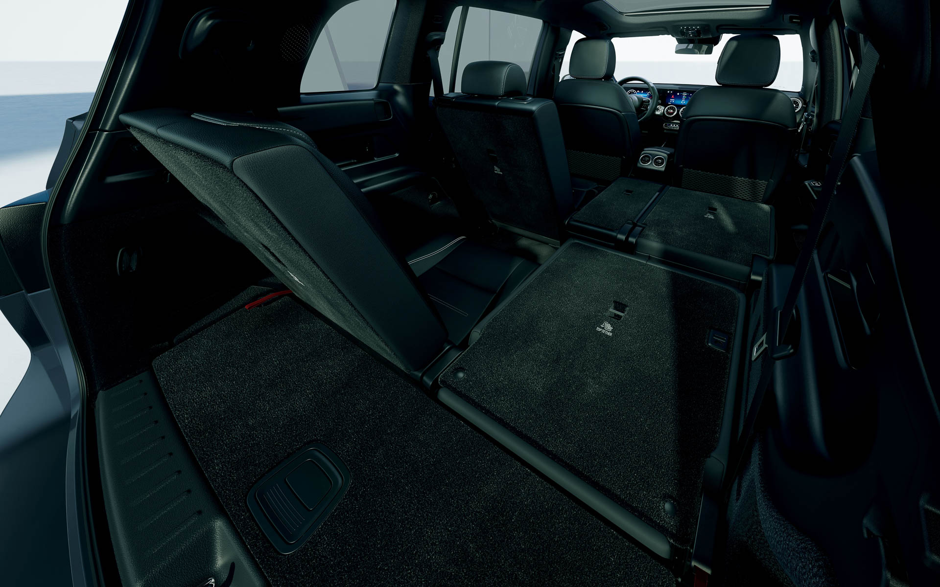 3列シートが標準で、アレンジも可能