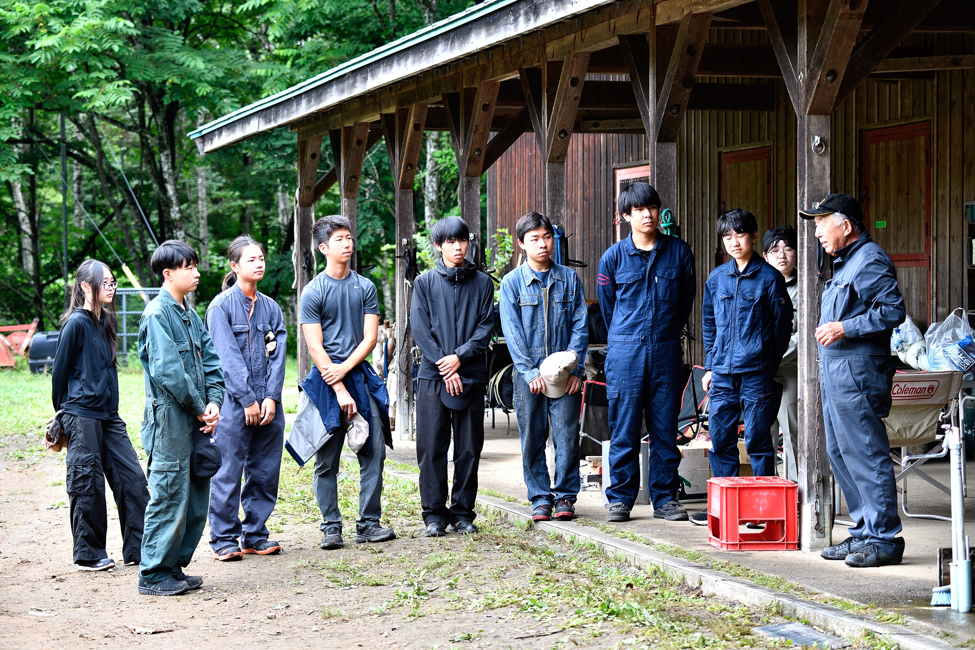 作業を行なうにあたって危険を伴うこともあるため決して気を抜かないことなど、講師の池田さんからは具体的な作業指示とともに心構えも説かれた