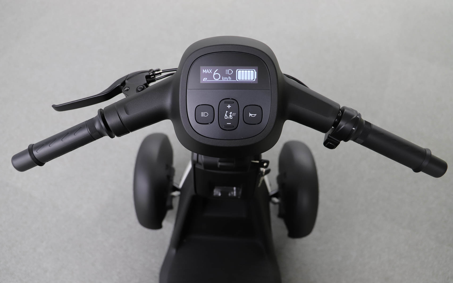 ハンドル角がかなりある