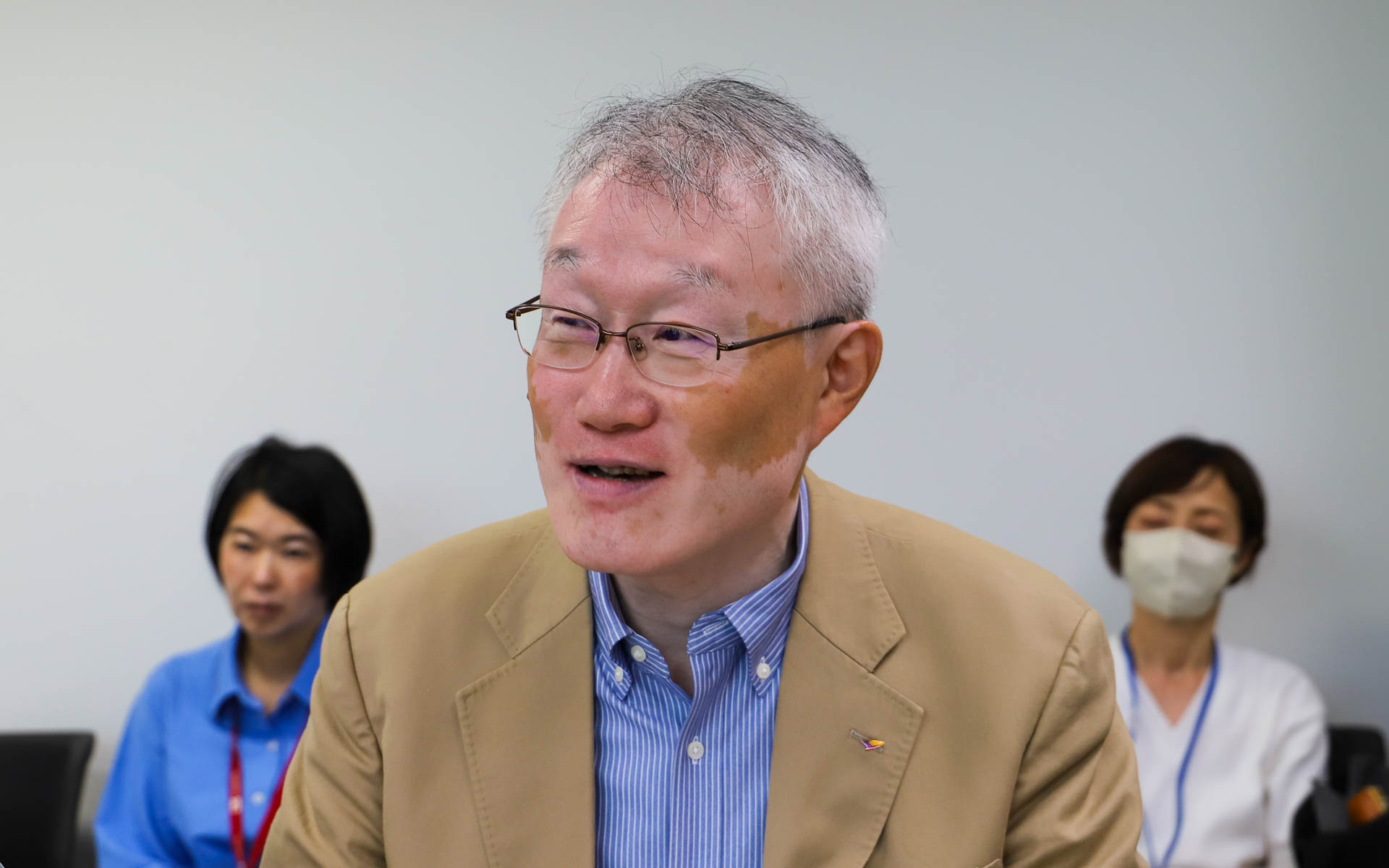 ダイハツ工業株式会社 製品企画部 プロジェクト責任者 鐘堂信吾氏。e-SNEAKERのプロダクト全体にかかわるお話をしてくれた