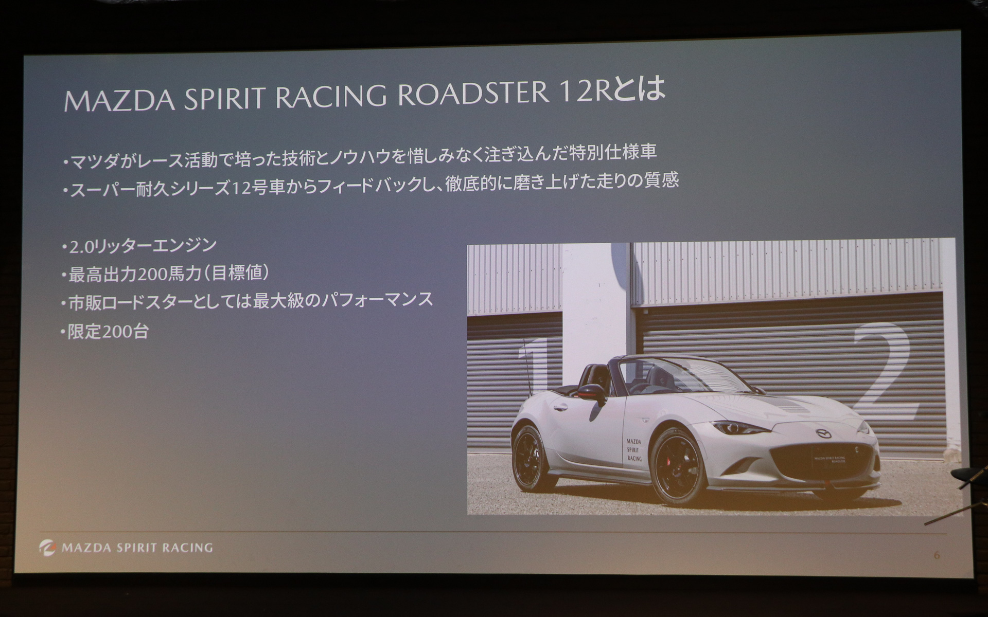 ロードスター 12Rの概要