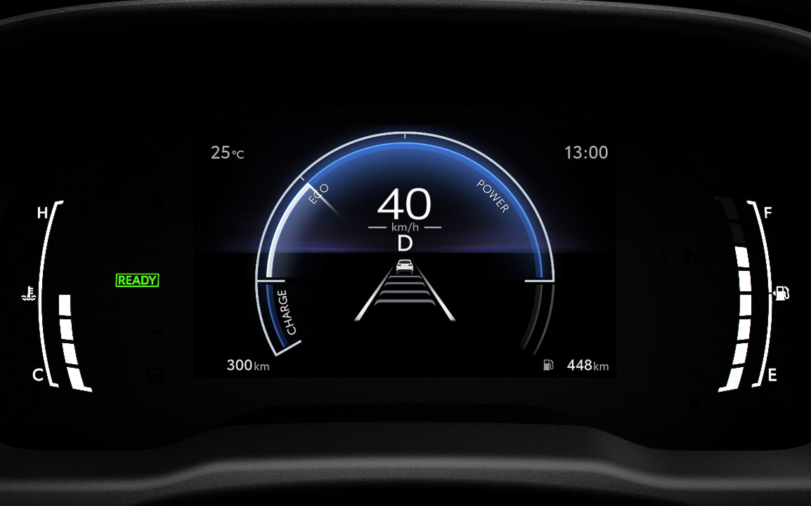 新しいメーターパネル