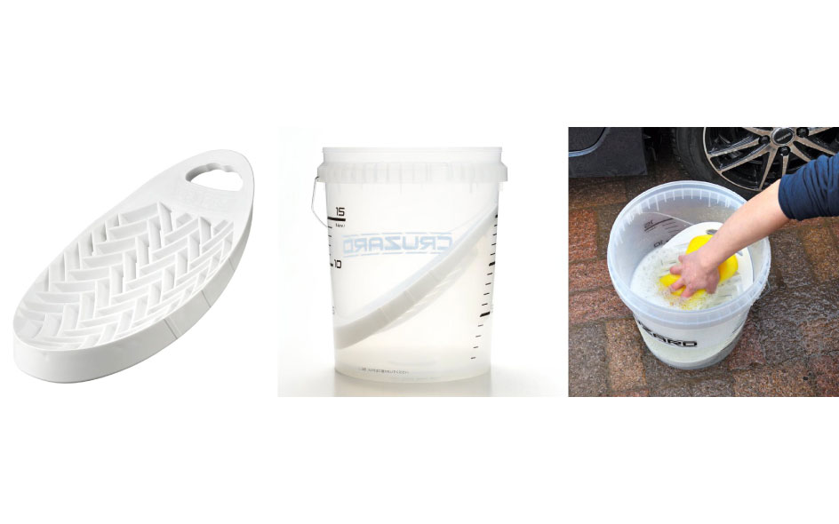 「CRUZARD 洗車バケツフィルター」サイズ：（約）370×280×90mm