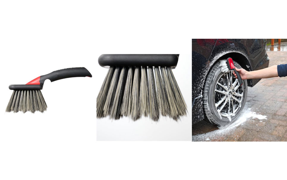 「CRUZARD 洗車マルチブラシ」サイズ：約280×110×95mm（幅×高さ×奥行）