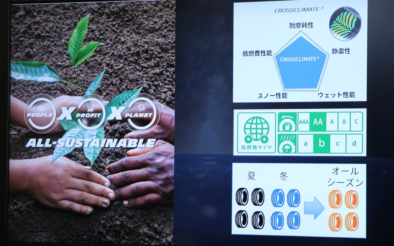 オールシーズンタイヤは幅広くサスティナブルにも貢献する