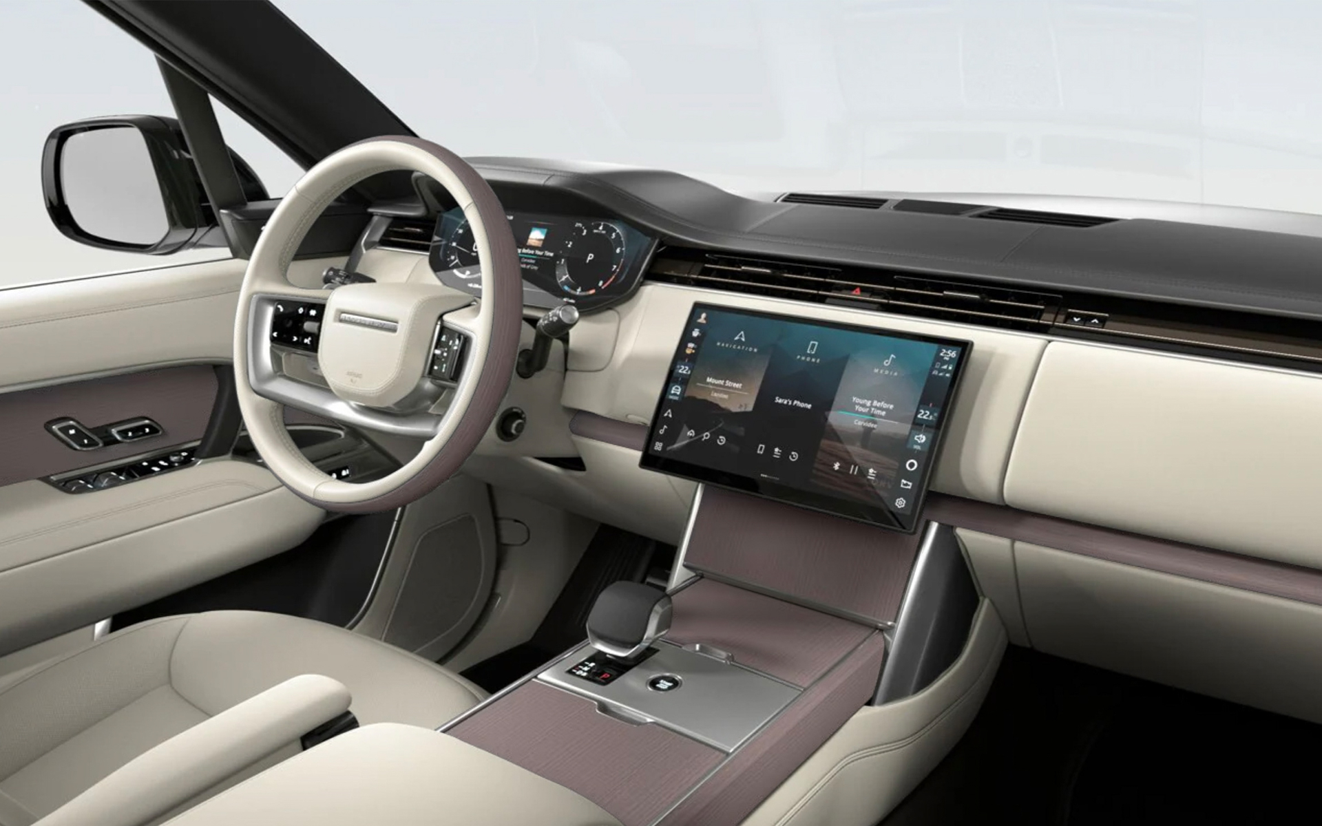 レンジローバー 55イヤーズエディション。ペルリーノ内装